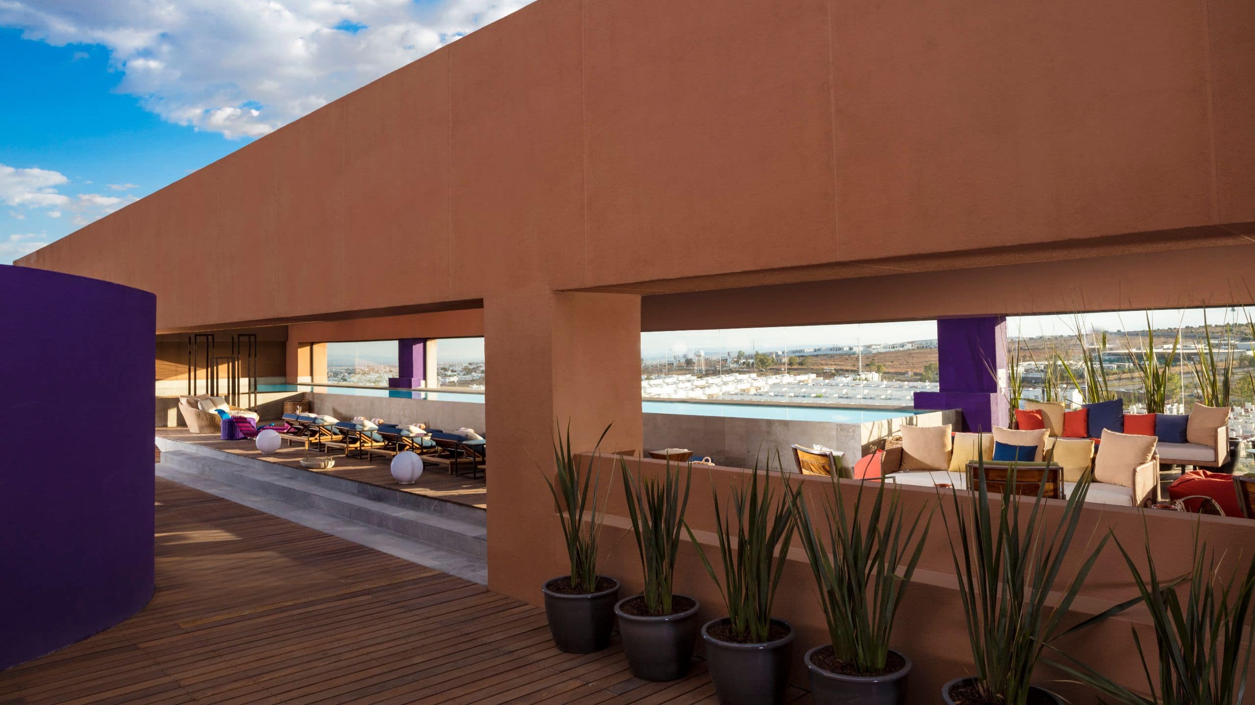 Hyatt Centric Campestre León Pool Back View