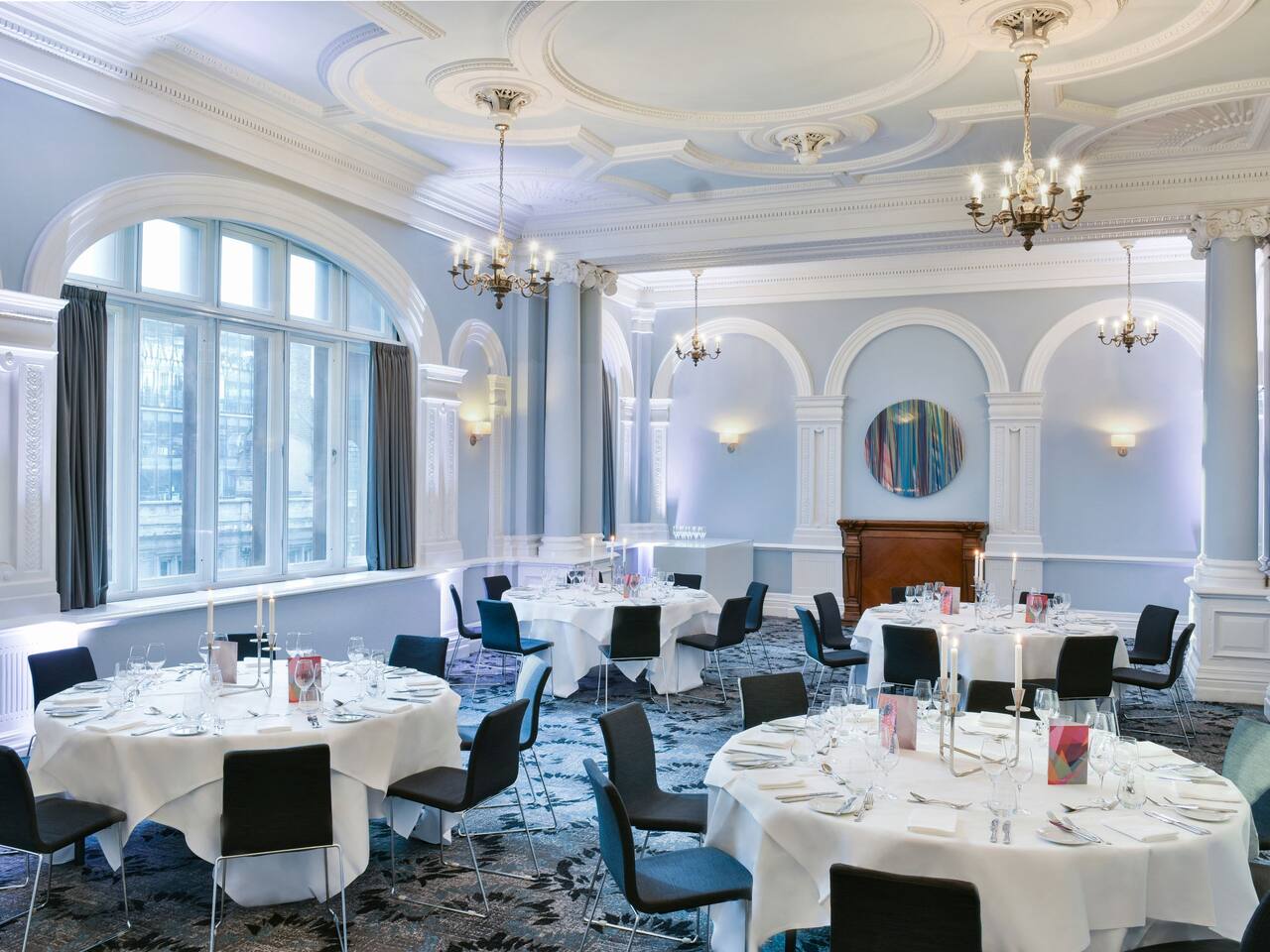 Meeting room set up at Andaz London Liverpool Street
