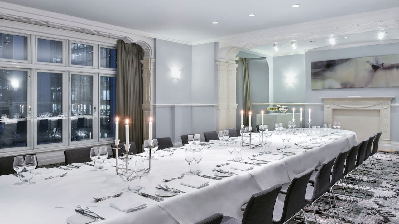 Private dinner event | Andaz London Liverpool Street