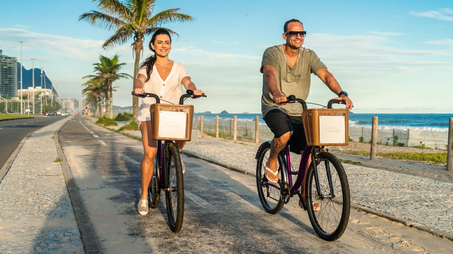 Grand Hyatt Rio de Janeiro Couple Riding Bikes