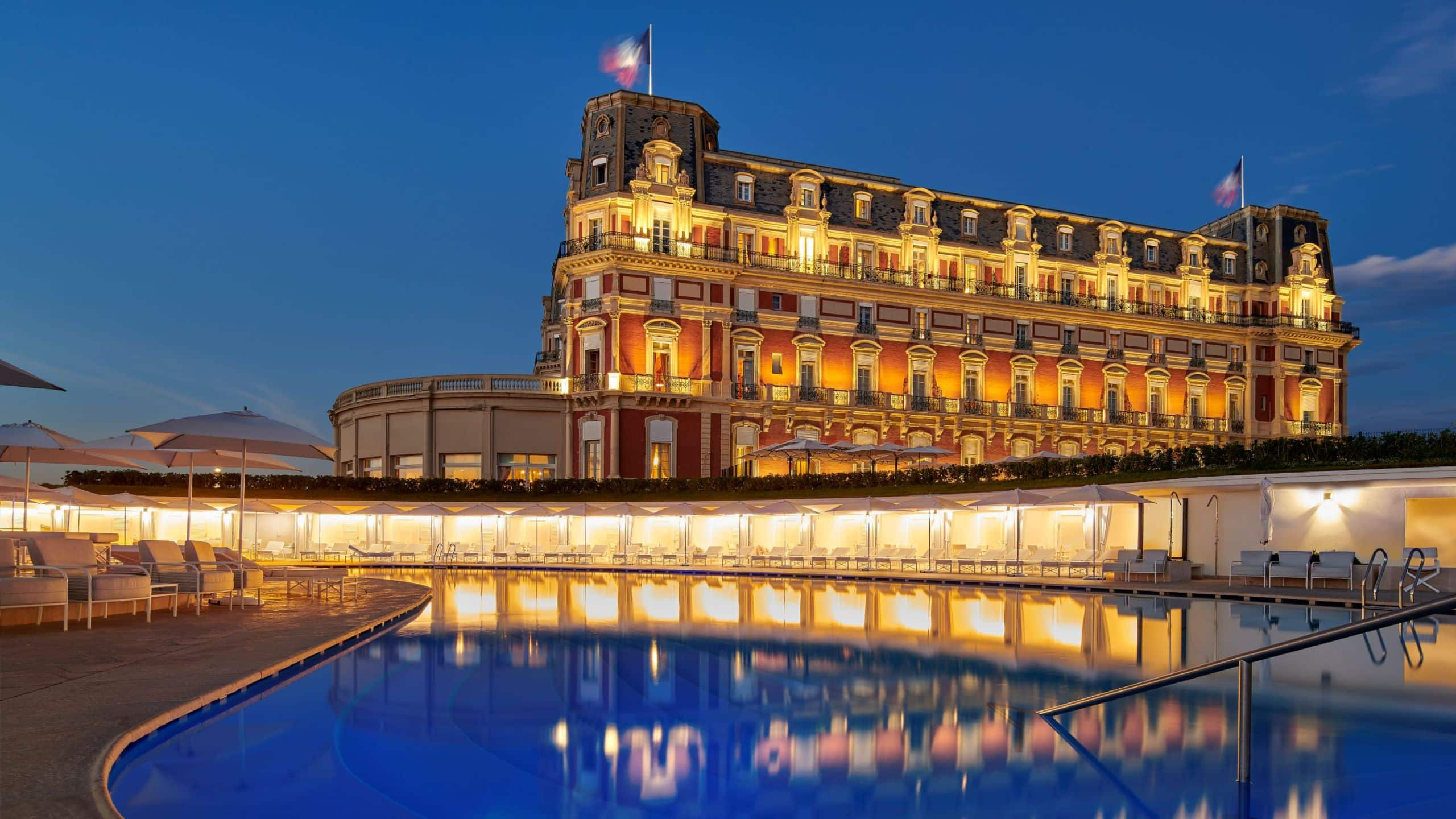 Luxury 5 Hotel Overlooking The Sea In Biarritz Hôtel Du