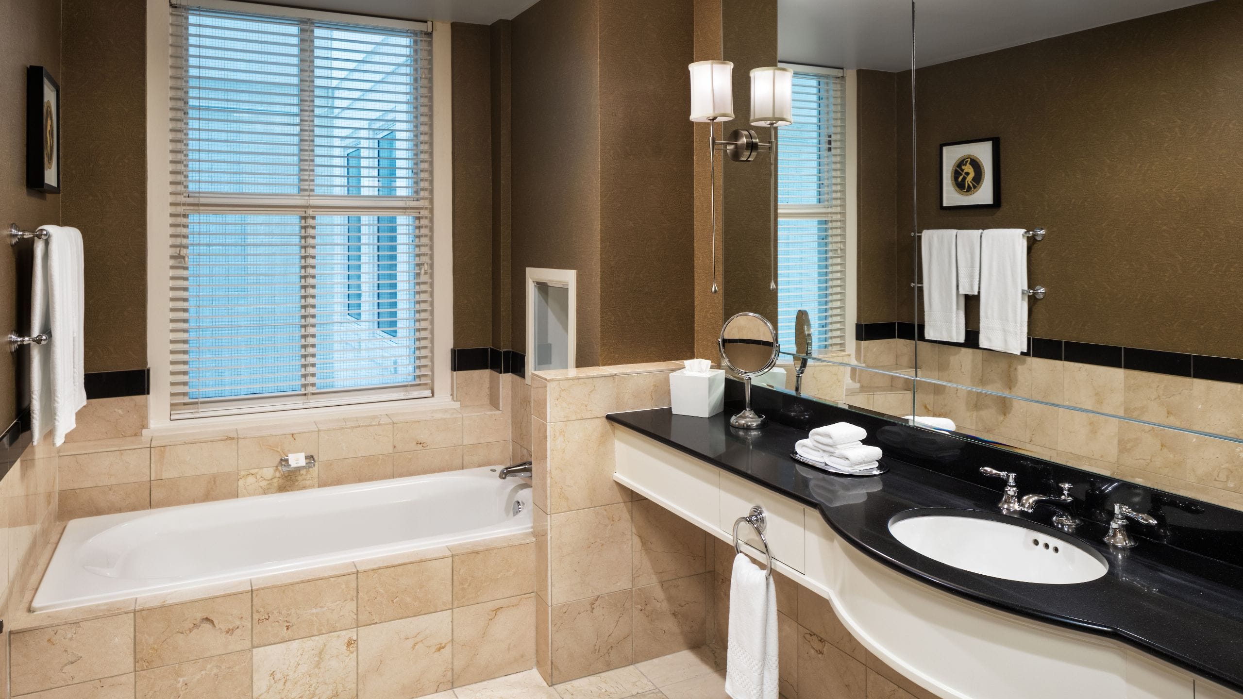 2 of 3 Hyatt Centric Downtown Minneapolis Deluxe Guestroom Bathroom