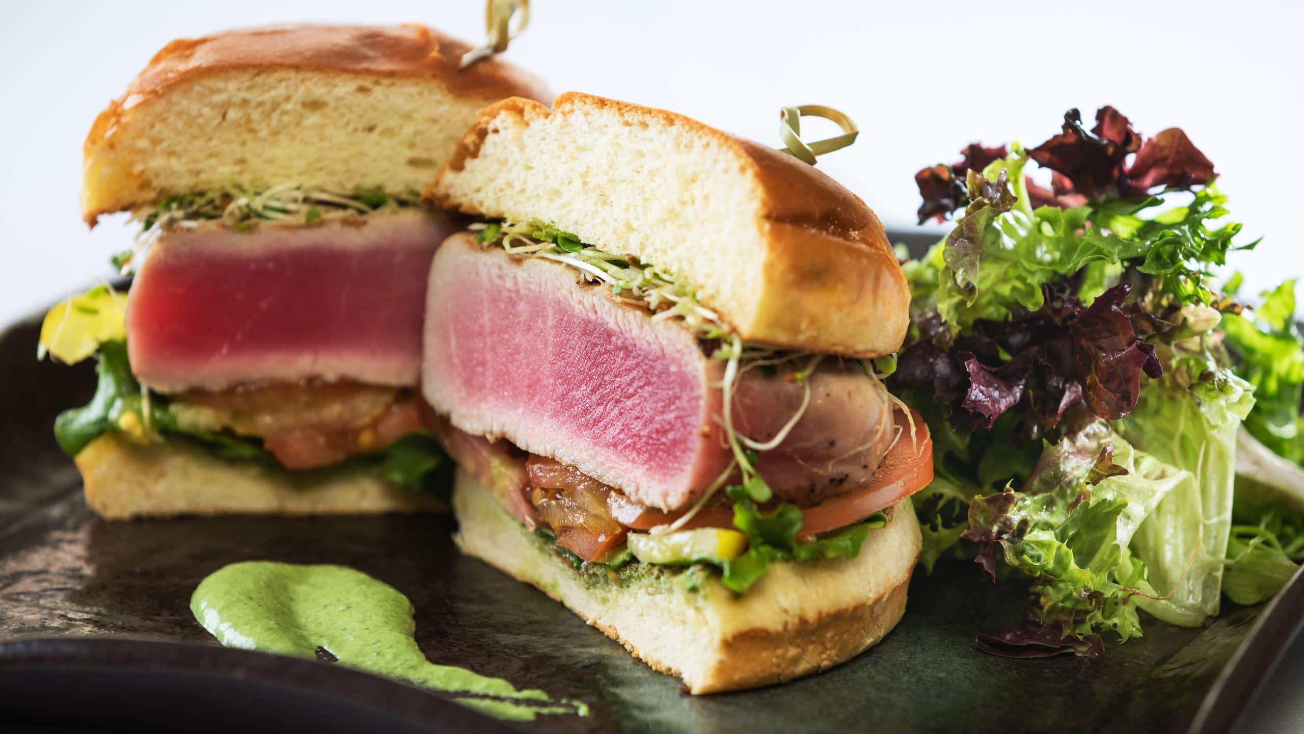 Hyatt Centric Downtown Minneapolis Tuna Burger SIX15