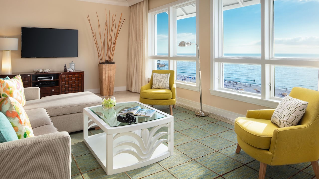 Hyatt Residence Club Sarasota Siesta Key Beach Ocean Living Room
