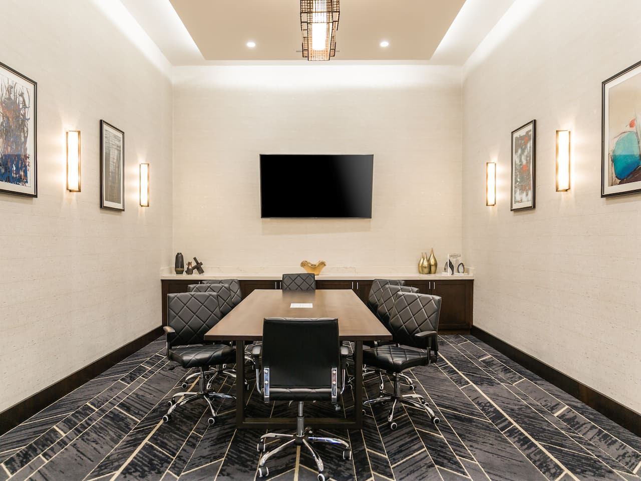 Hyatt Place Greenville Downtown board room