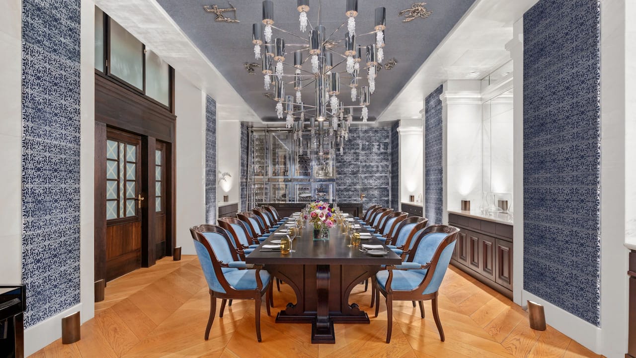 Park Hyatt Vienna Private Dining Room at The Bank Brasserie