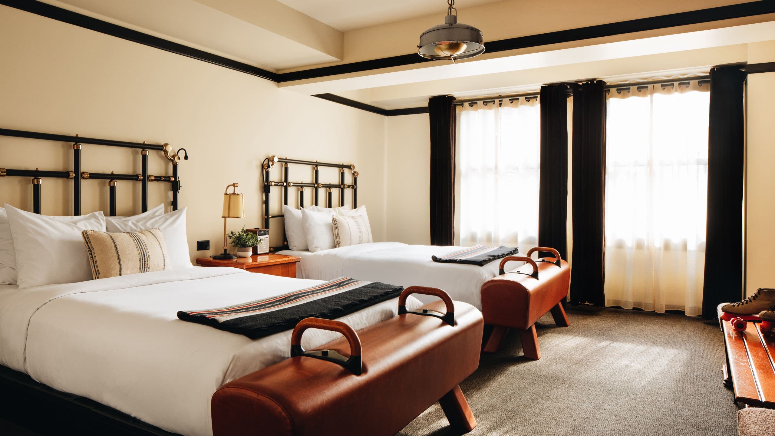 Chicago Athletic Association Two Double Beds