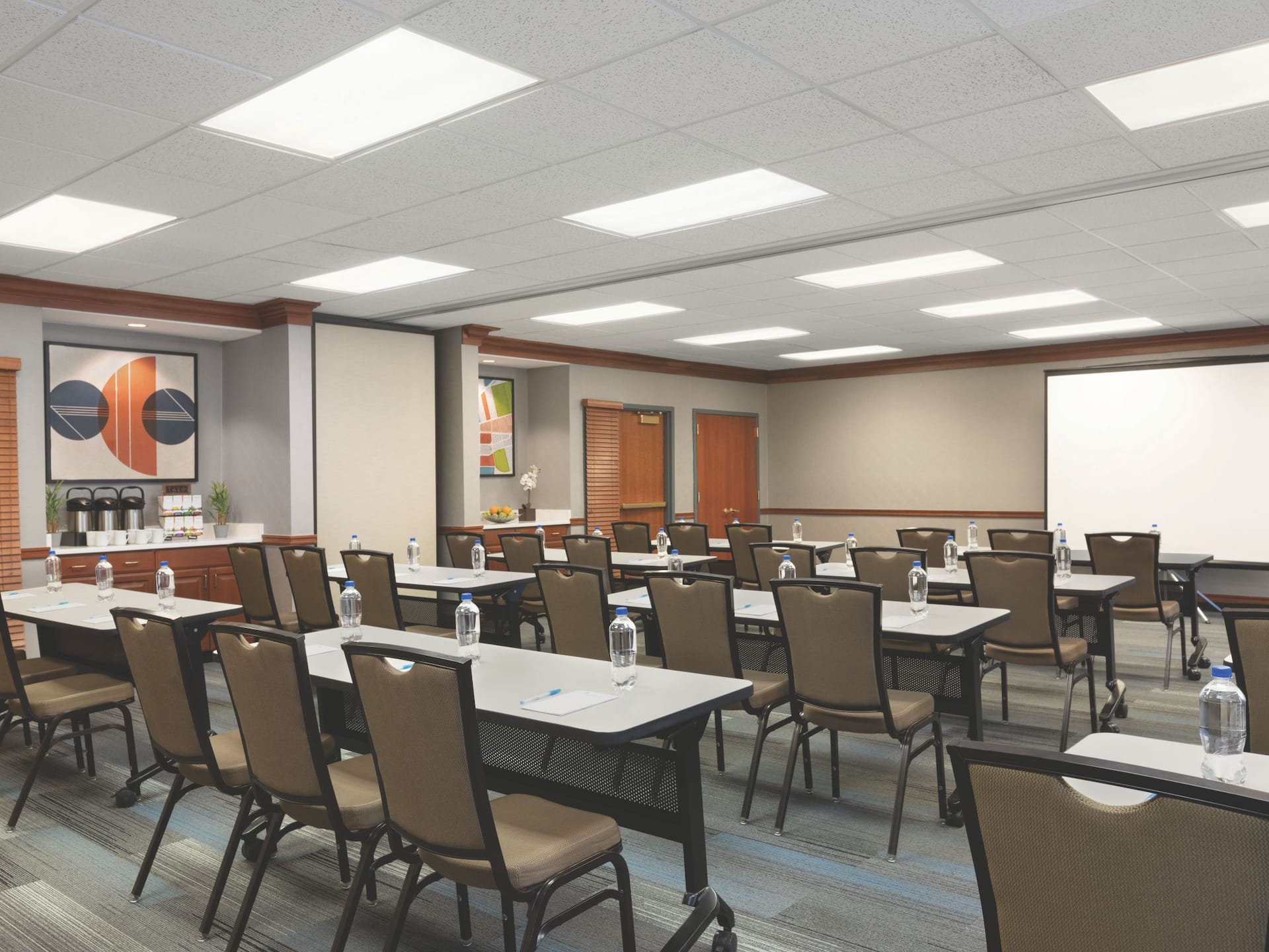 Hyatt House Boston/Burlington Meeting Room Classroom Setup