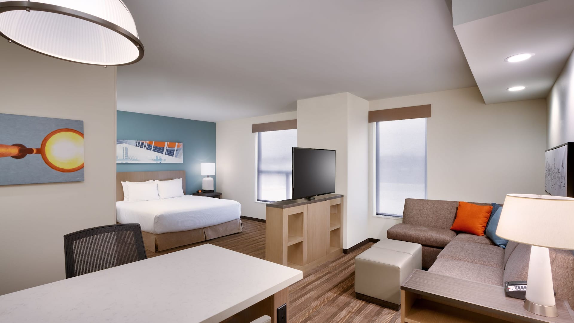 Hyatt House Provo / Pleasant Grove Studio King Living Room Bedroom ADA