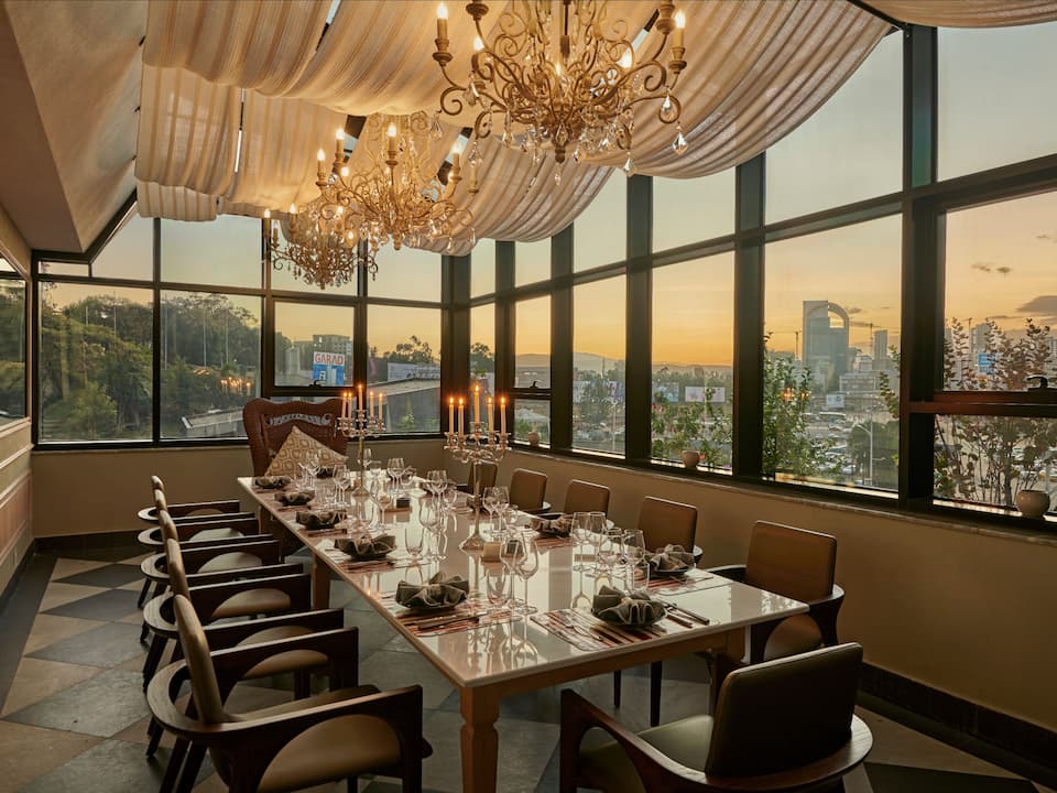 Dining at Hyatt Regency Added Ababa