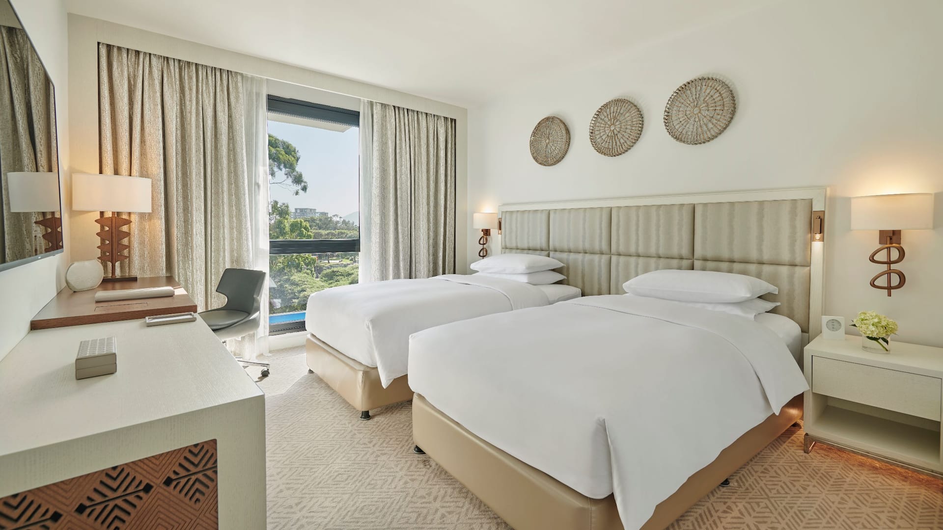 Hyatt Regency Addis Ababa Twin Room Bedroom