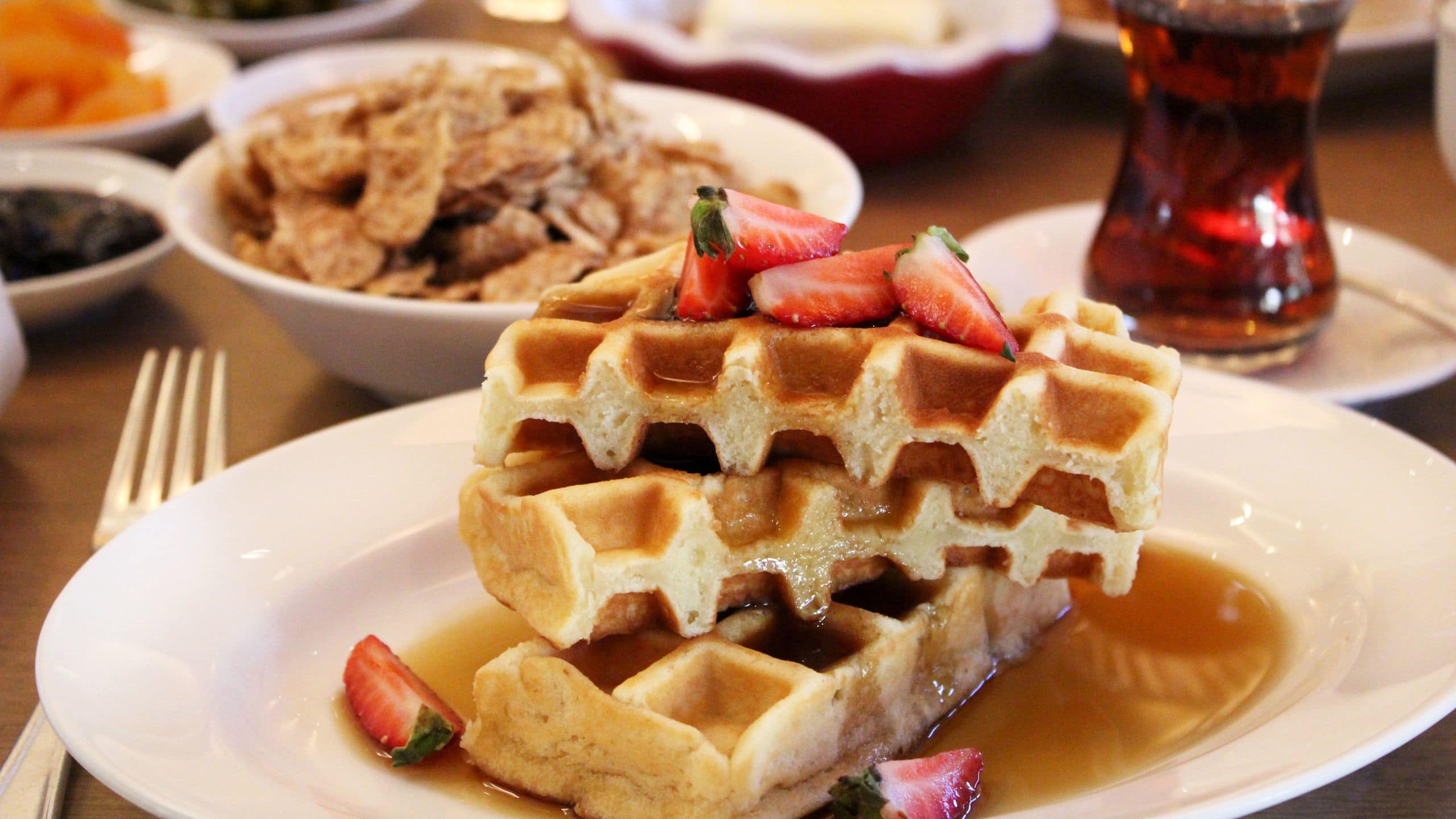 Grand Hyatt Istanbul Breakfast Waffles