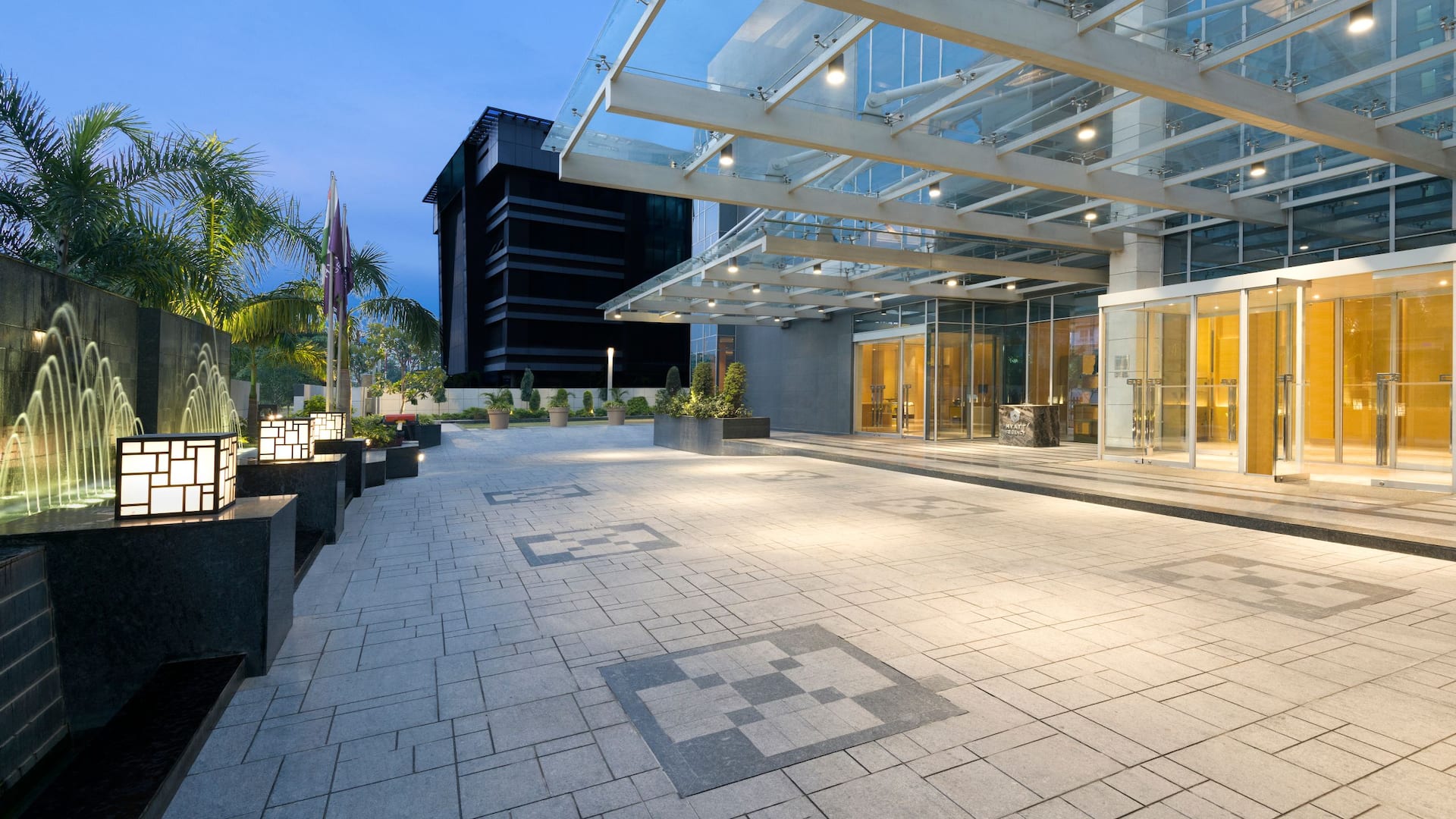Hyatt Regency Lucknow Entrance