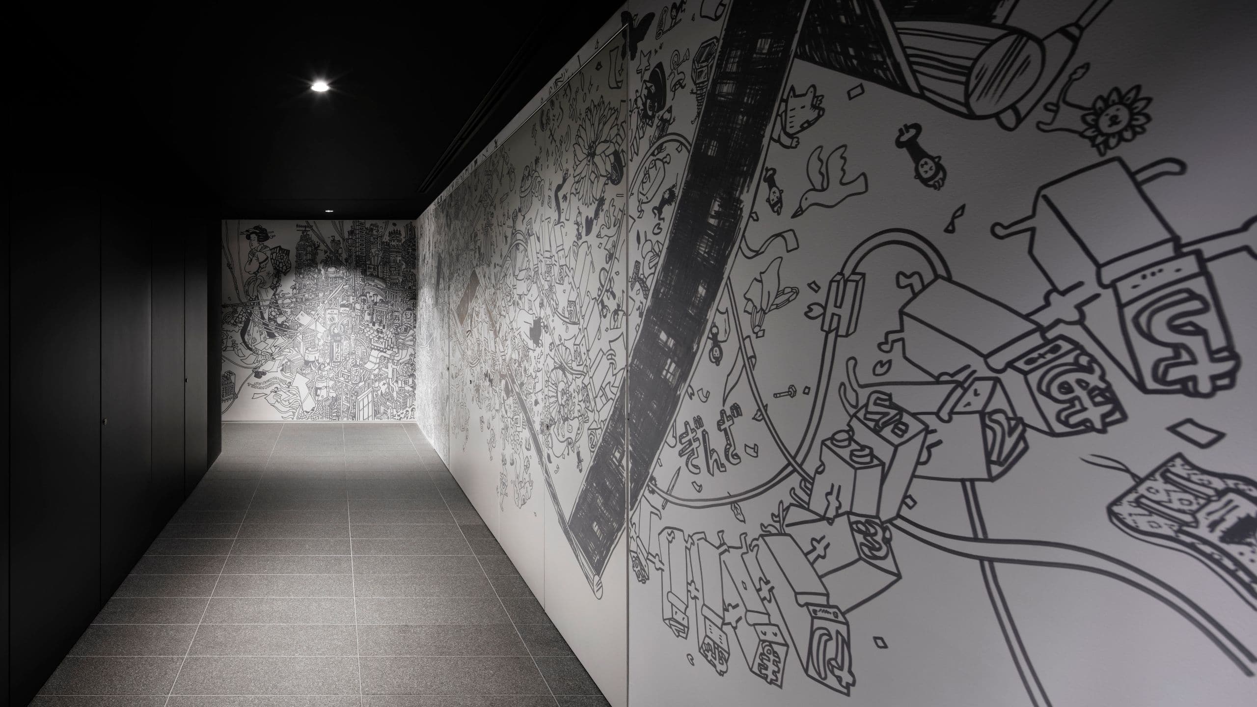 Hyatt Centric Ginza Tokyo Nobumasa Takahashi Wall Art Rotary Press