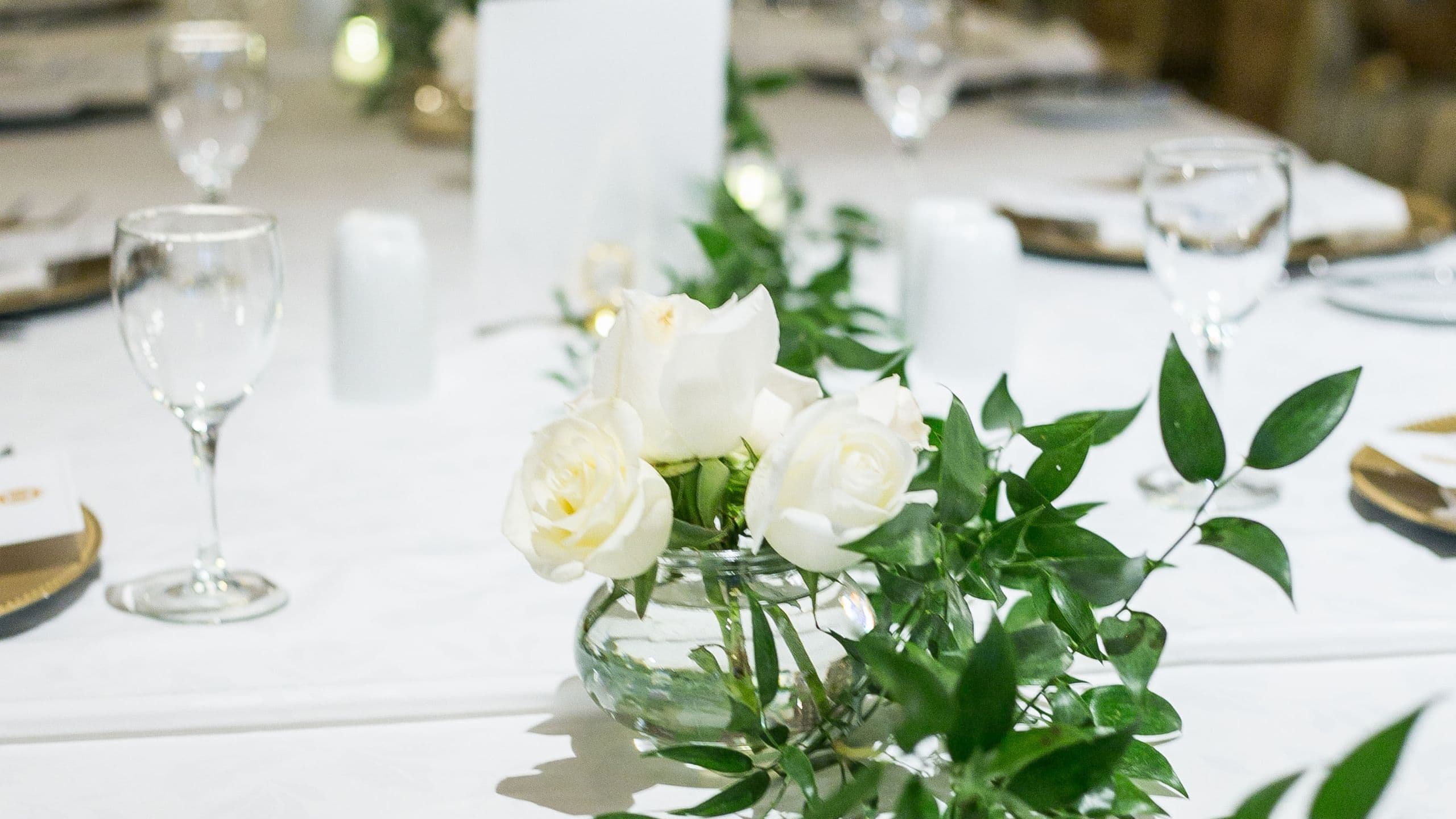 The Driskill Long Table Centerpiece