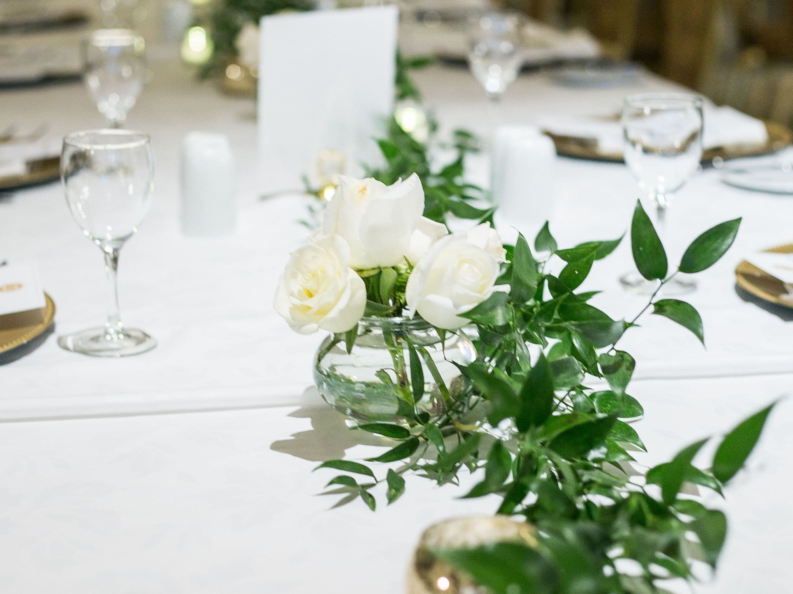 The Driskill Long Table Centerpiece