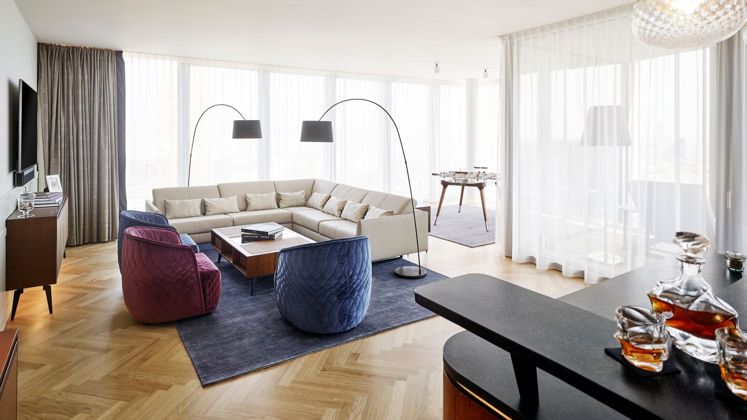 Andaz Vienna Am Belvedere Penthouse Suite Living Room