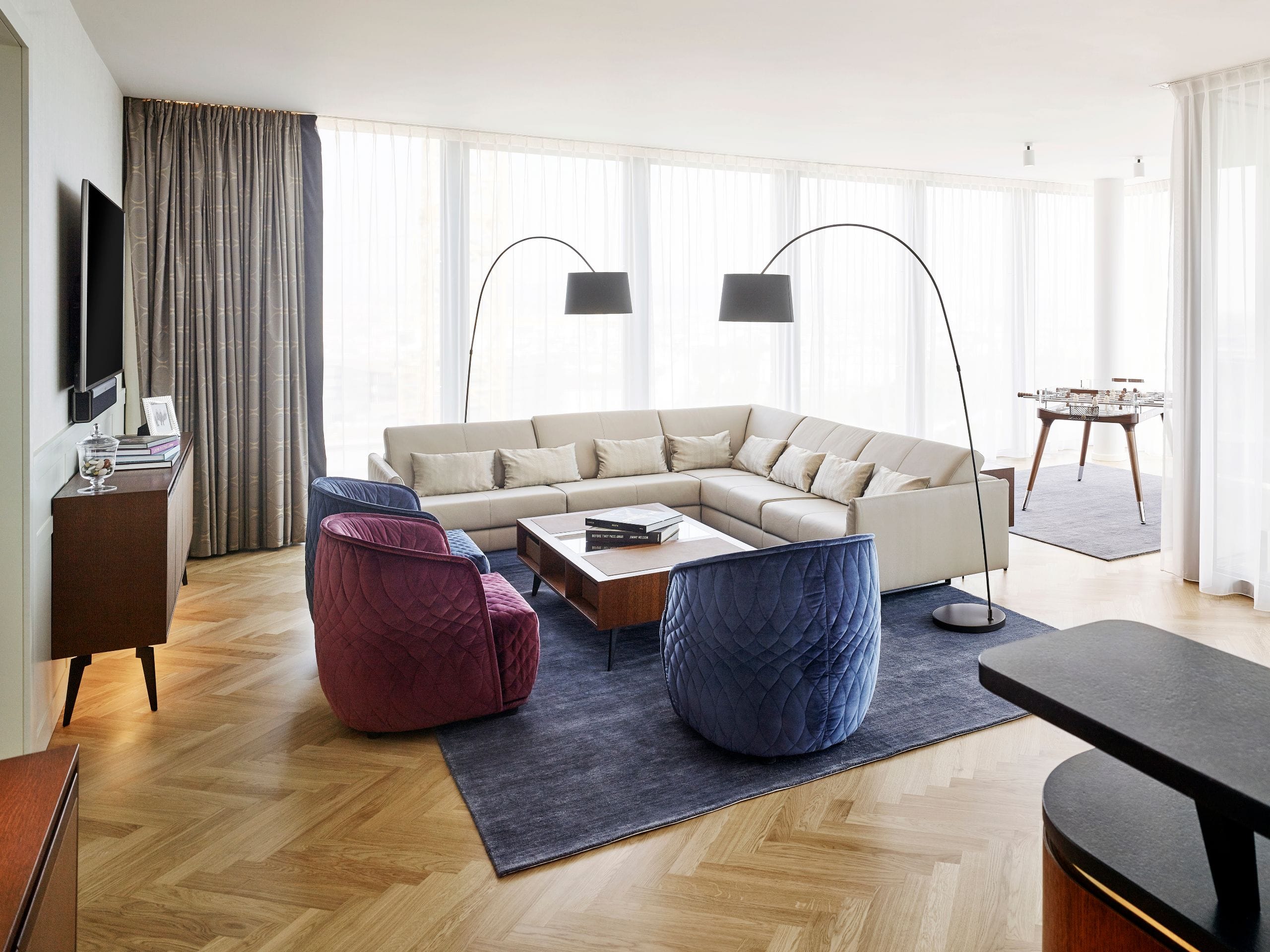 Andaz Vienna Am Belvedere Penthouse Suite Living Room