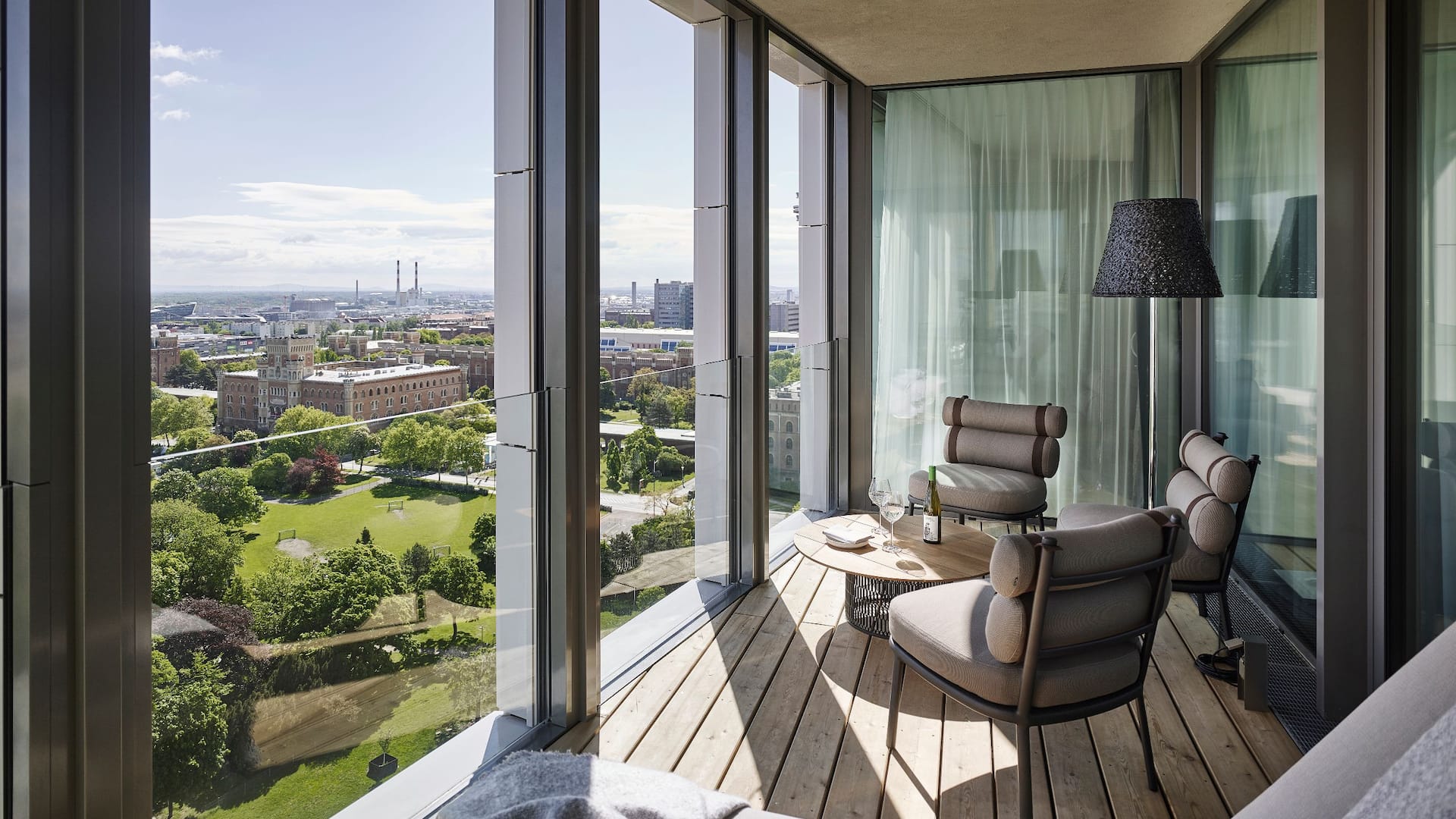 Andaz Vienna Penthouse Suite Loggia 