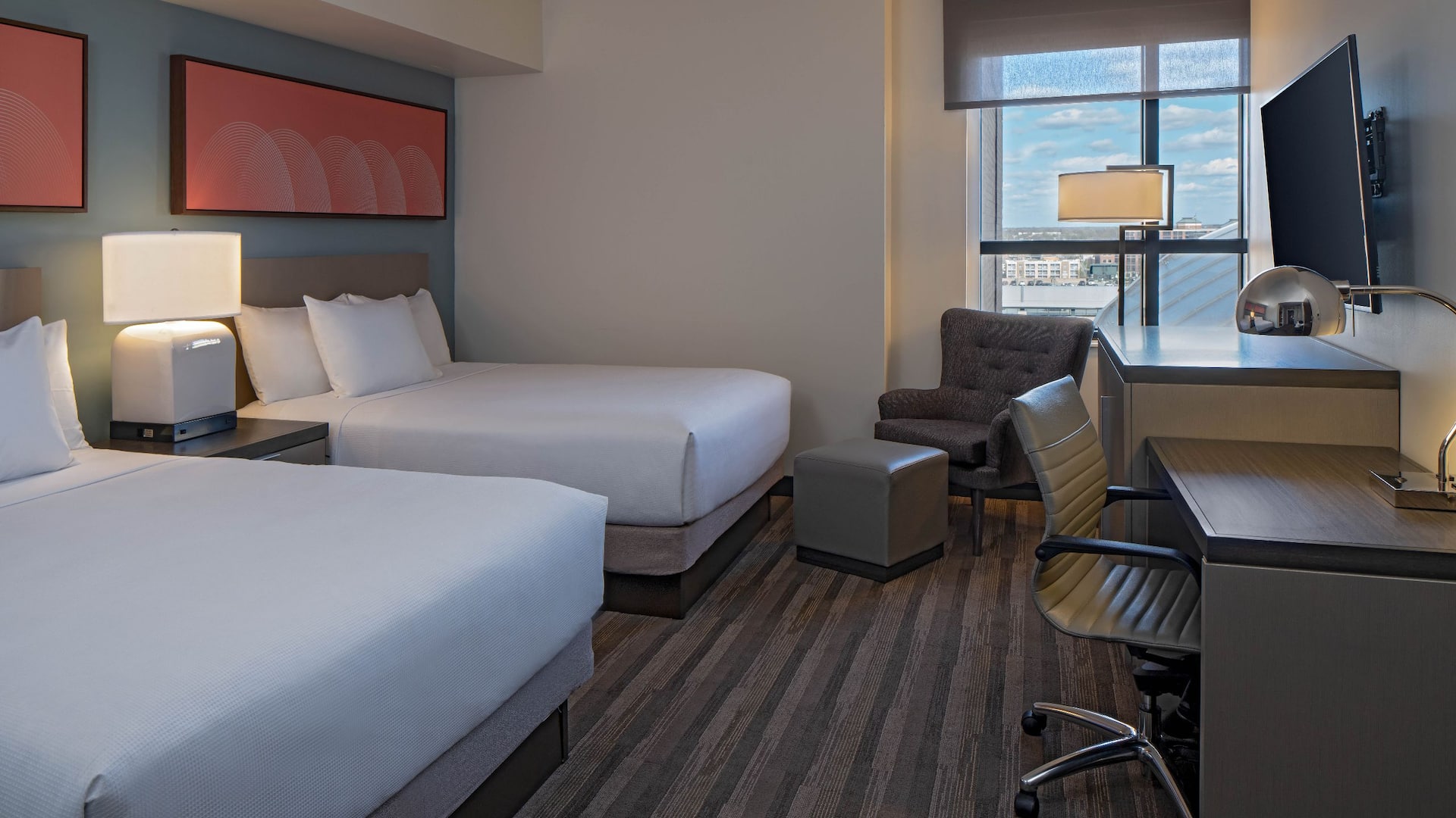 1 of 3 Hyatt House Indianapolis / Downtown Two Queen Beds