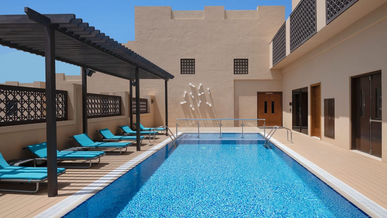 Rooftop Swimming Pool at day