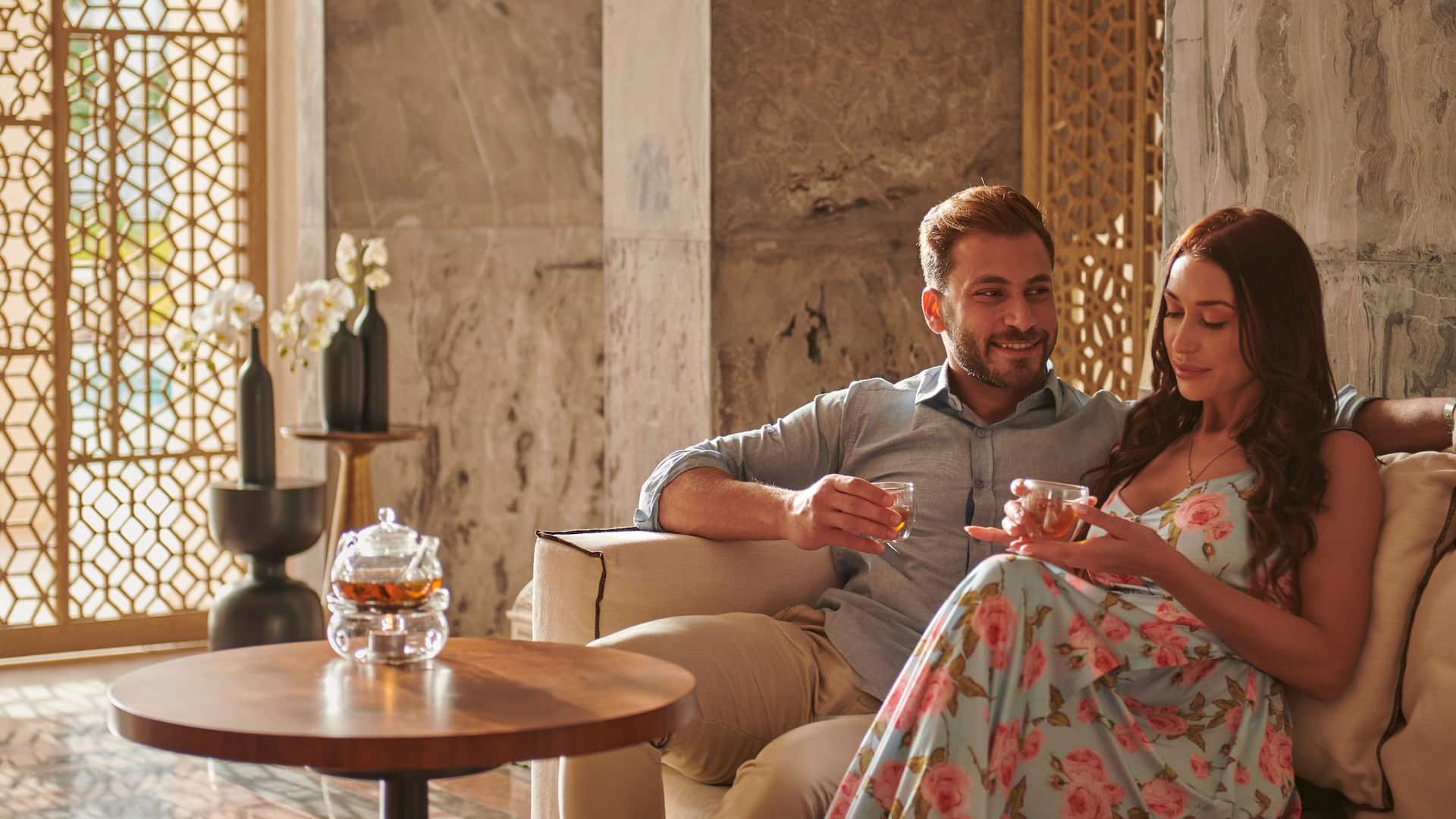 Hyatt Regency Aqaba Ayla Aqua Spa Couple Tea