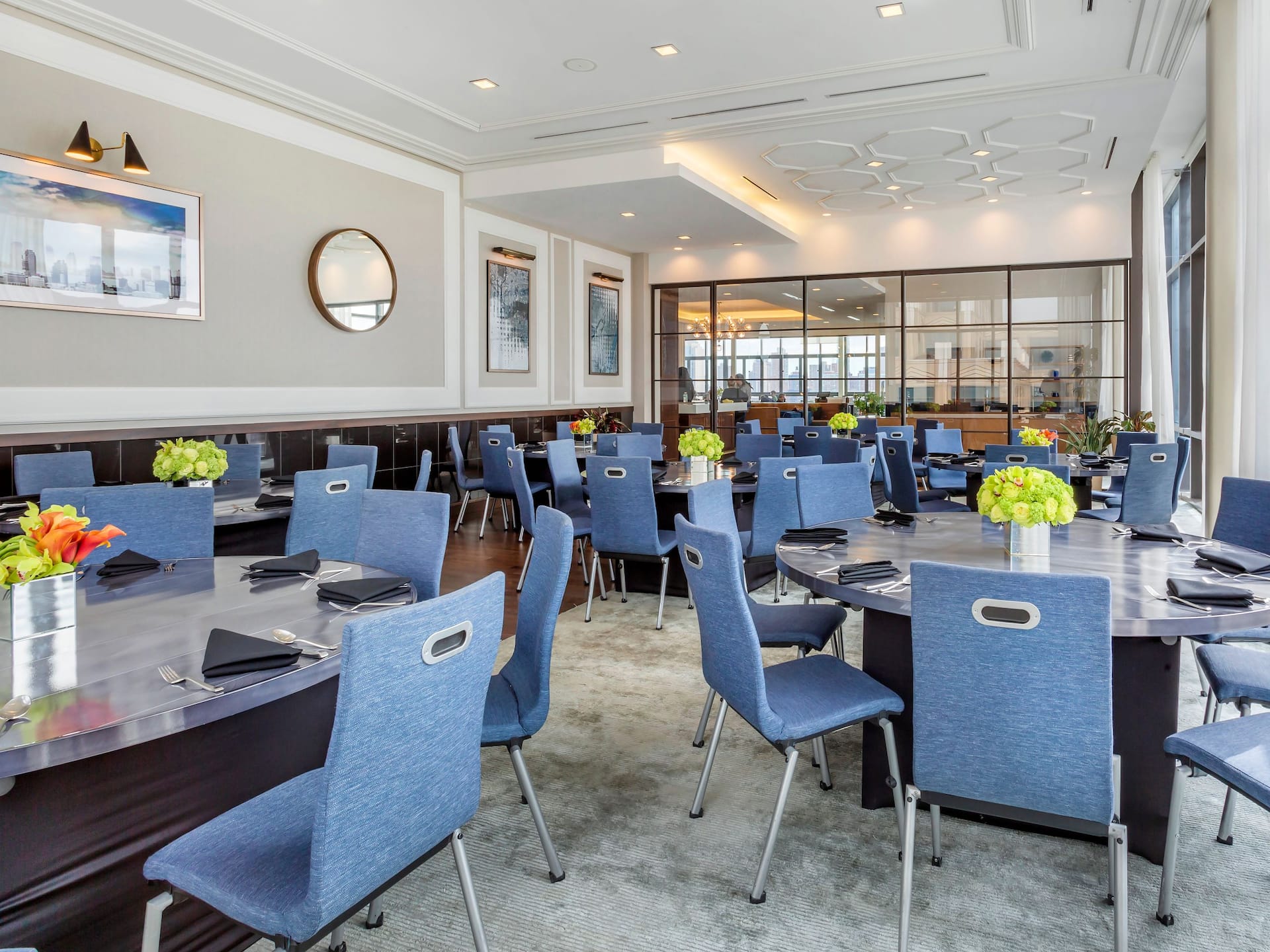 Hyatt House Jersey City Meeting Round Tables
