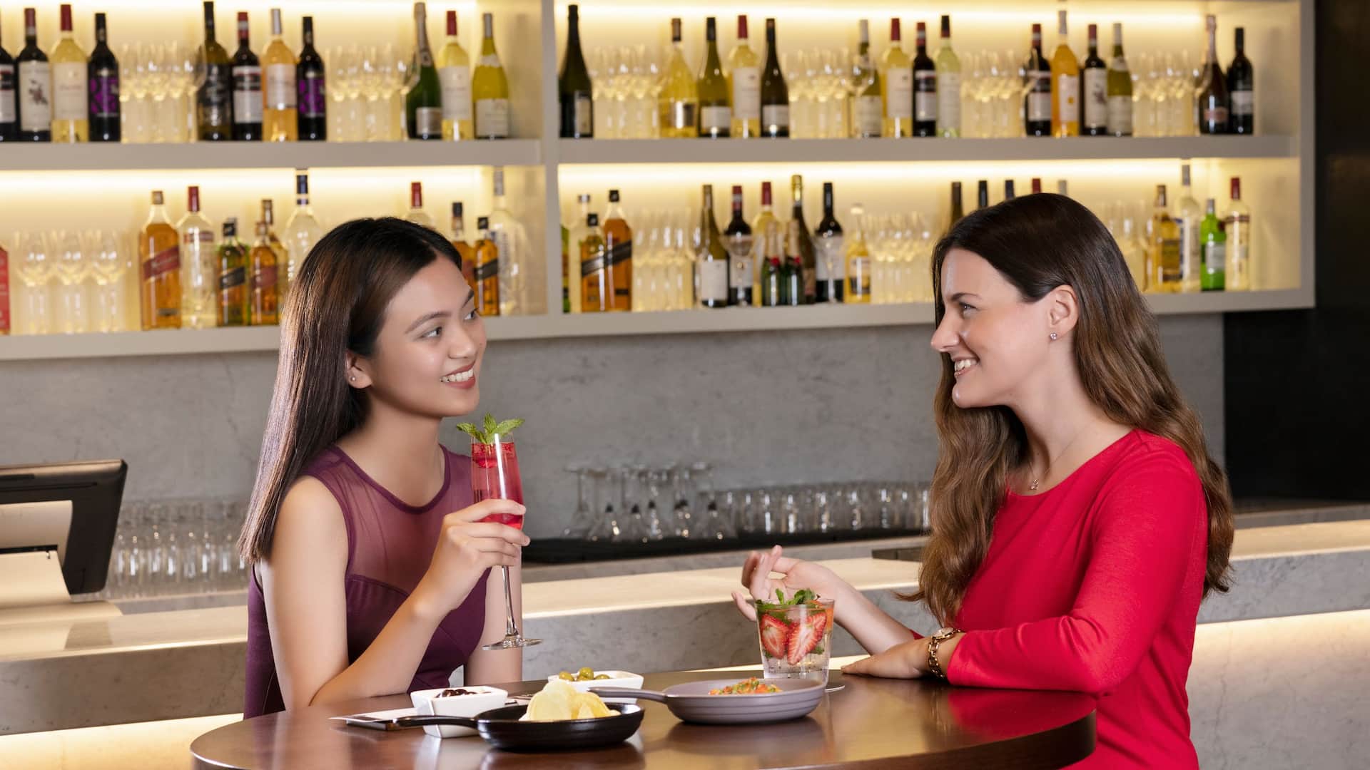 Hyatt Place Dubai Wasl District Bar with Model