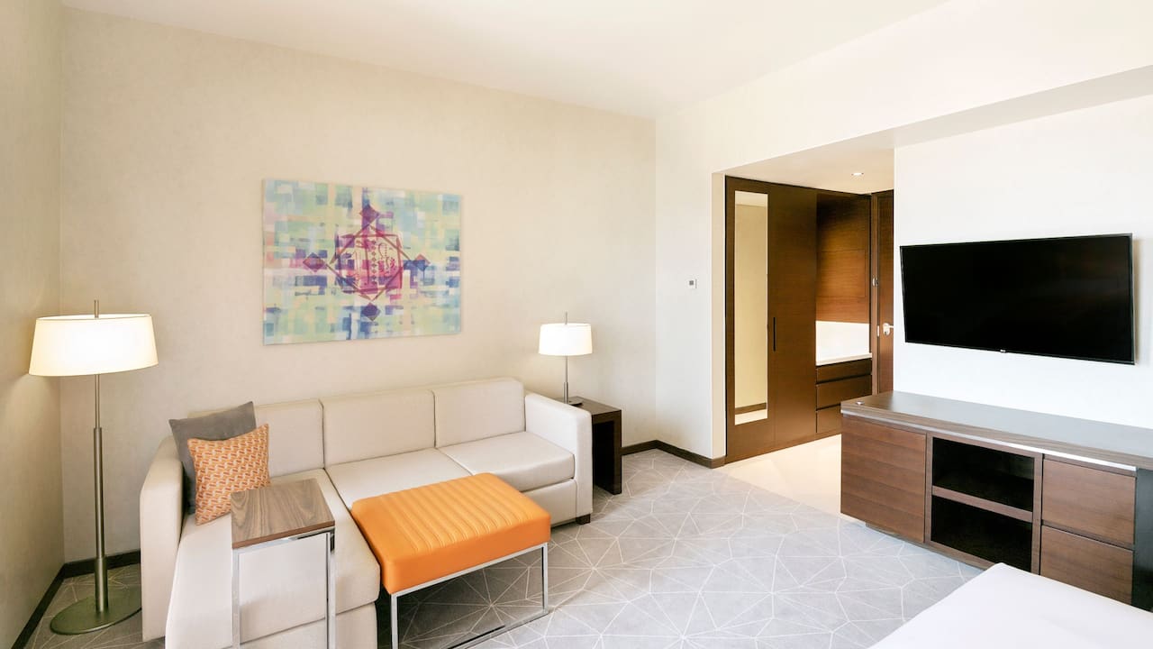 Sofa sleeper in the Roomy Rooms