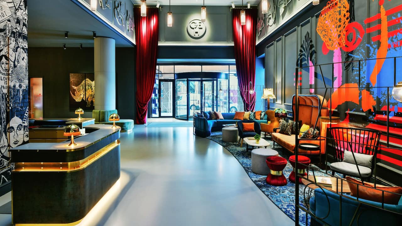 Quirky hotel lobby | Andaz London Liverpool Street