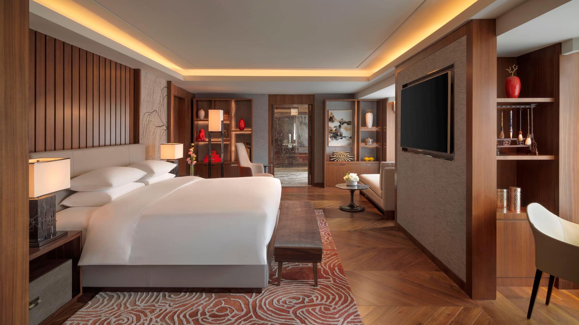 Grand Hyatt Hangzhou Presidential Suite Bedroom