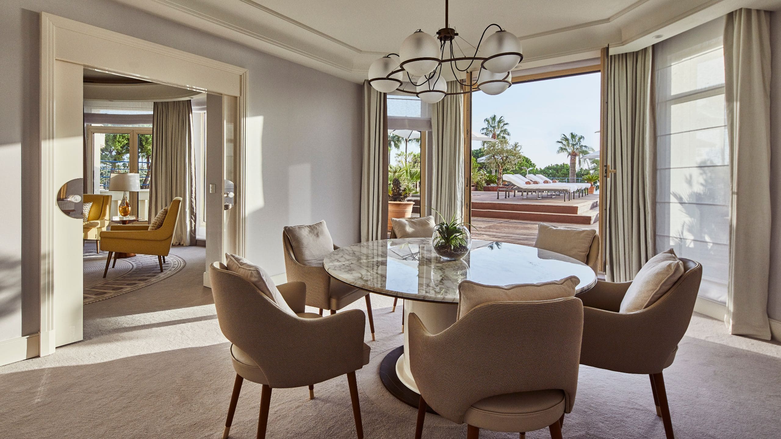 Hôtel Martinez Suite des Oliviers Dining Room