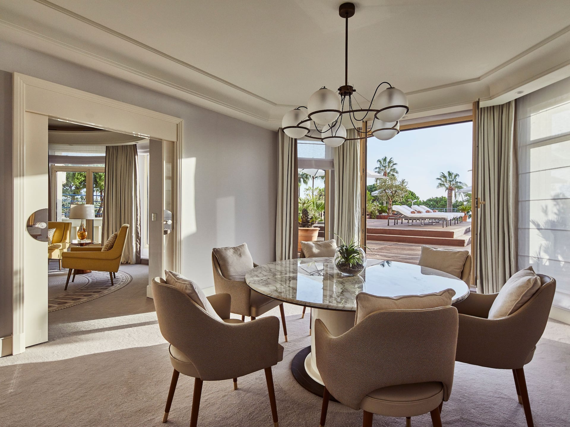Hôtel Martinez Suite des Oliviers Dining Room