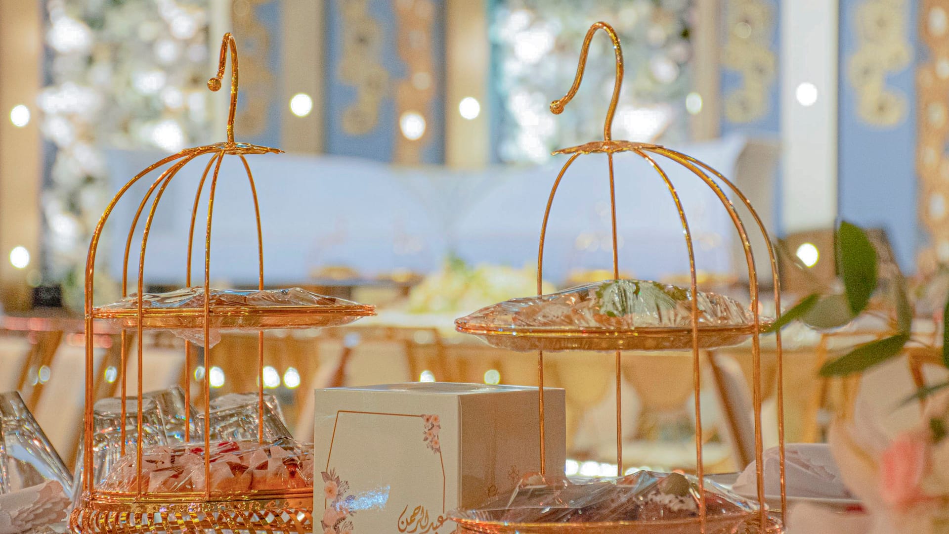 Grand Hyatt Doha Hotel & Villas Wedding Ballroom Setup Snacks