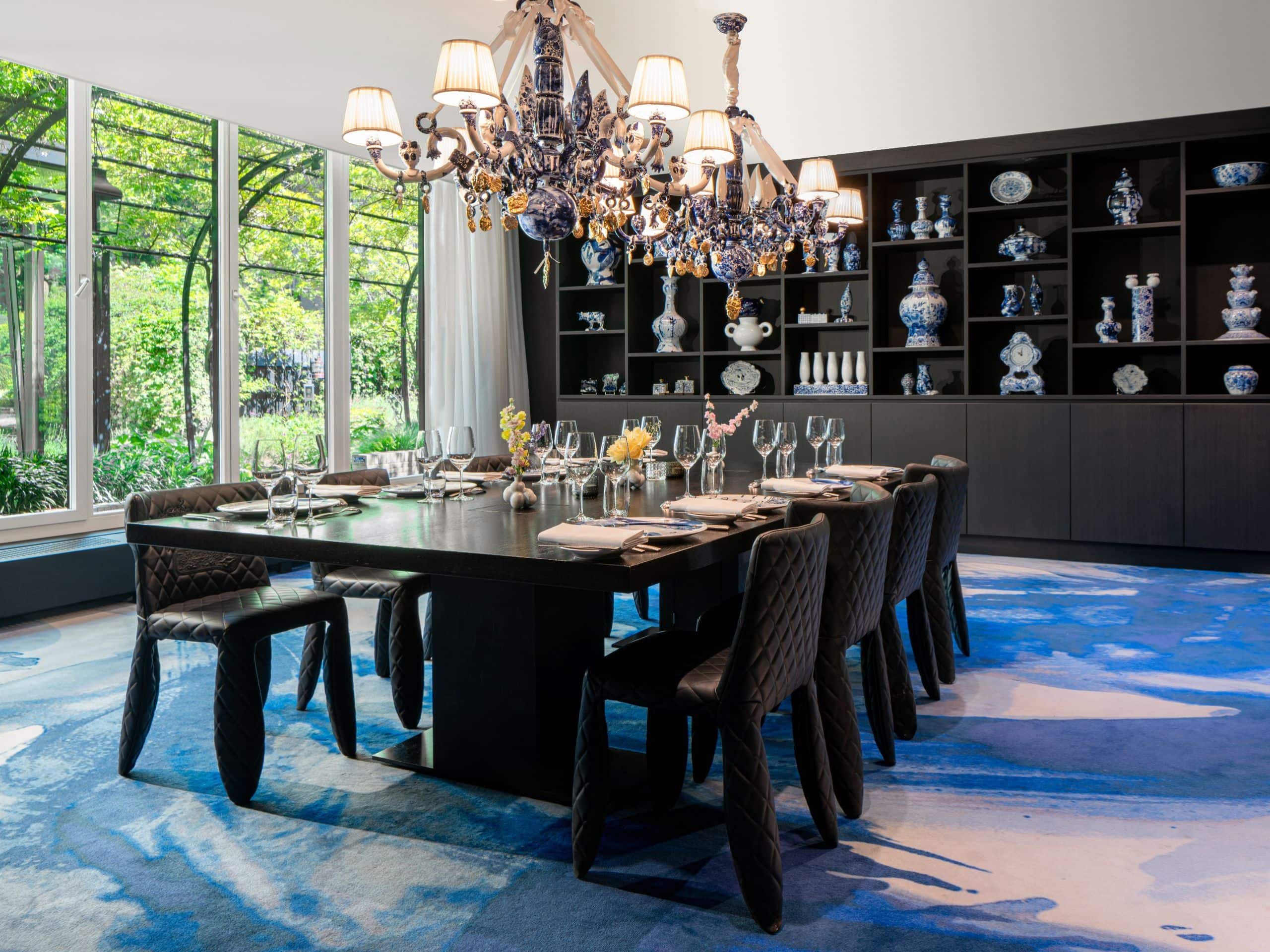 Andaz Amsterdam Prinsengracht Dinner Delft Blue