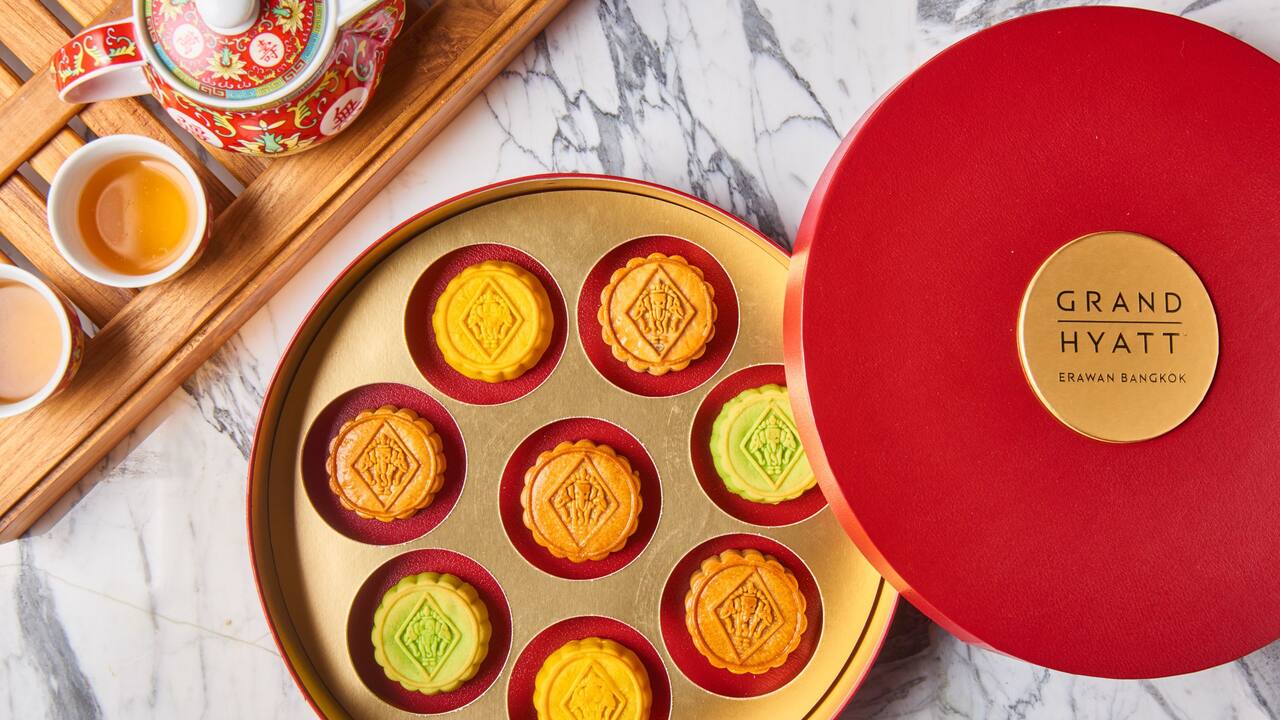 Mooncake - Grand Hyatt Erawan Bangkok Mooncake - Grand Hyatt Erawan Bangkok