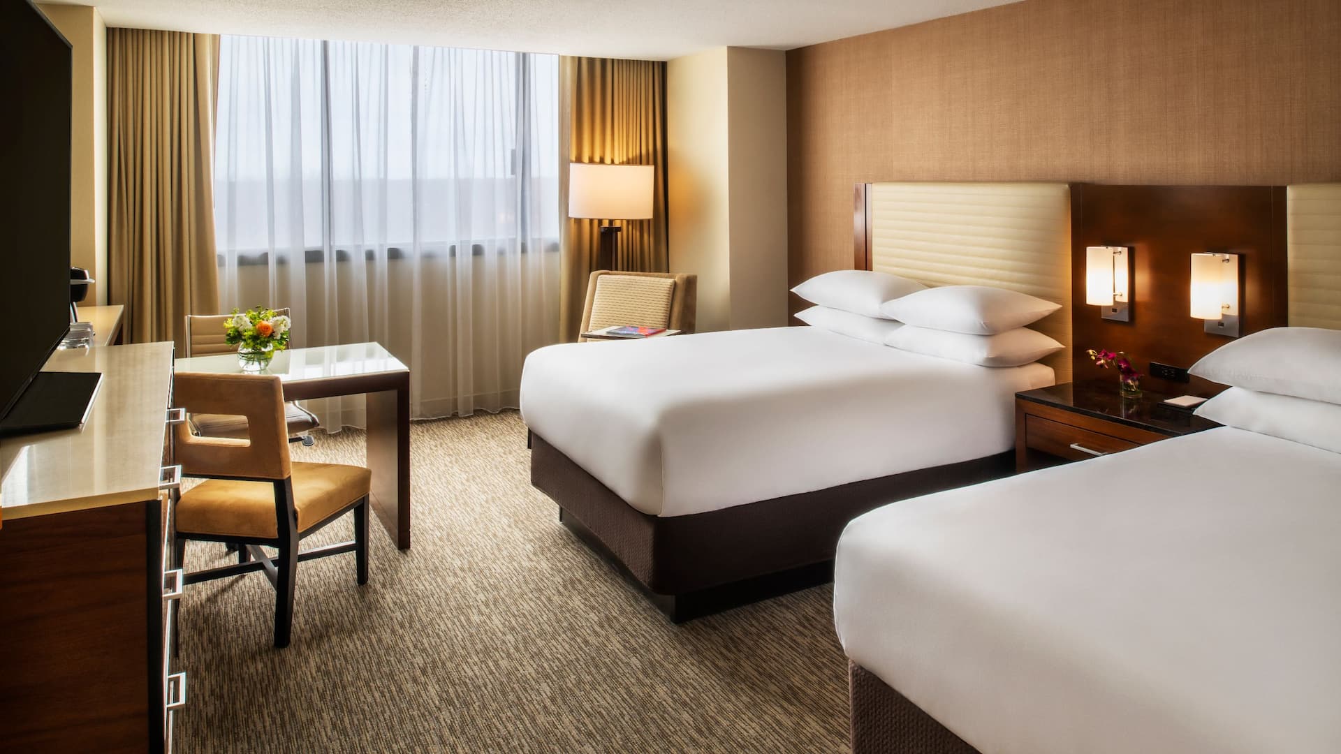 Hyatt Regency O'Hare Chicago Two Double Bed