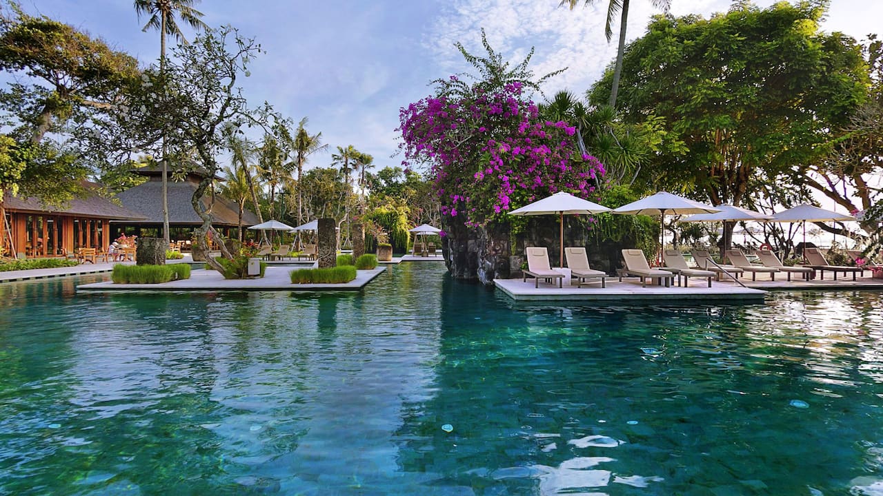 Swimming Pool at the Hyatt Regency Hotel Bali