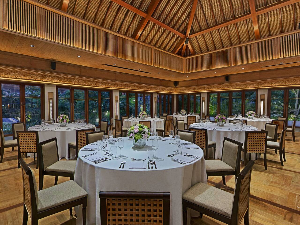 Banquet Setup at Hyatt Regency Bali's Ballroom
