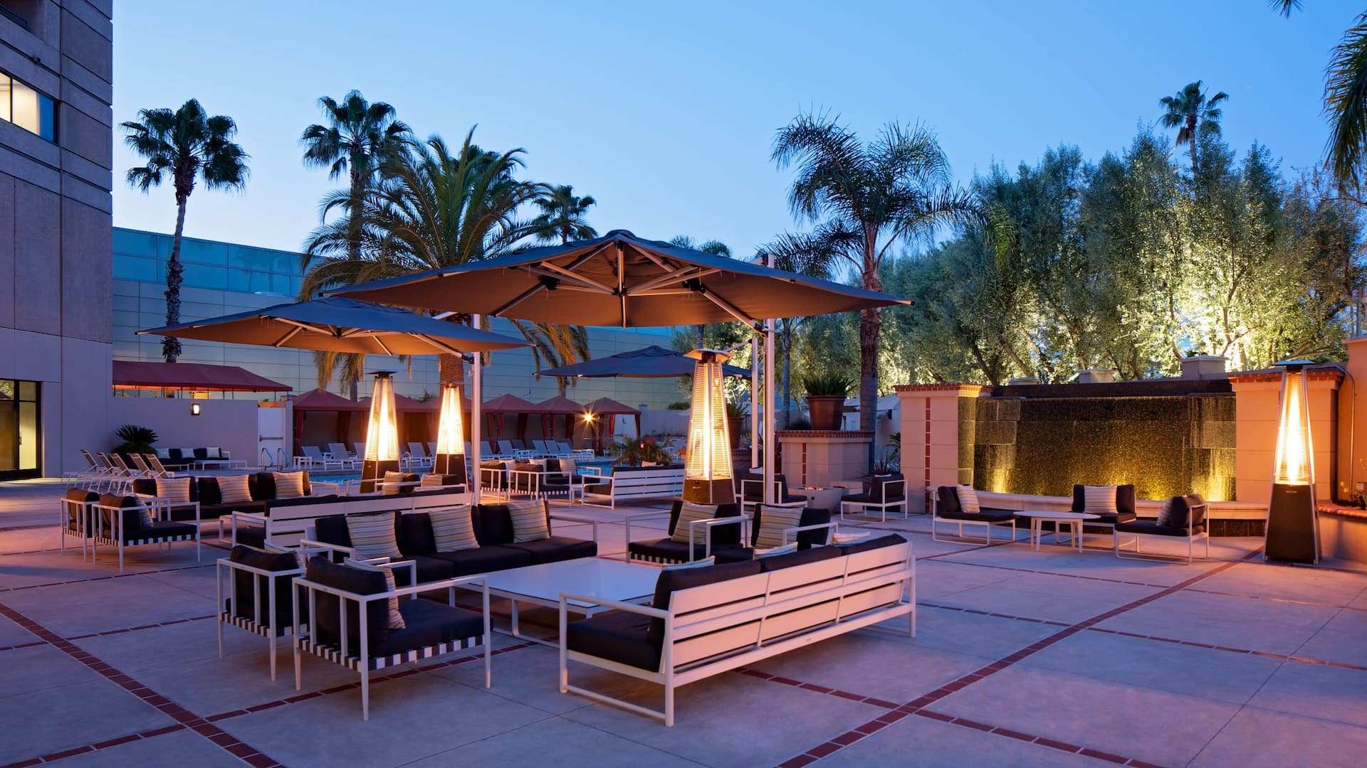 1 of 3 Hyatt Regency Santa Clara Poolside Lounge