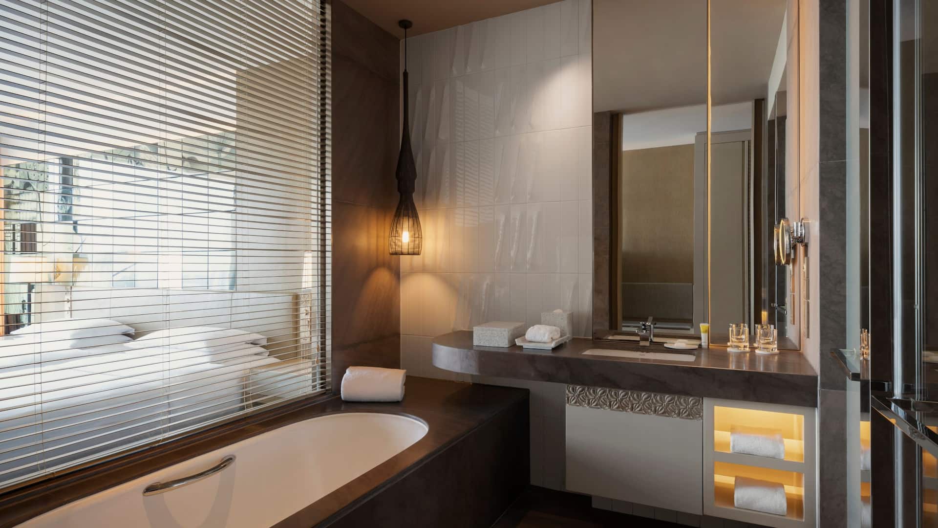 2 of 2 Hyatt Regency Suzhou Regency Club View Twin Bathroom
