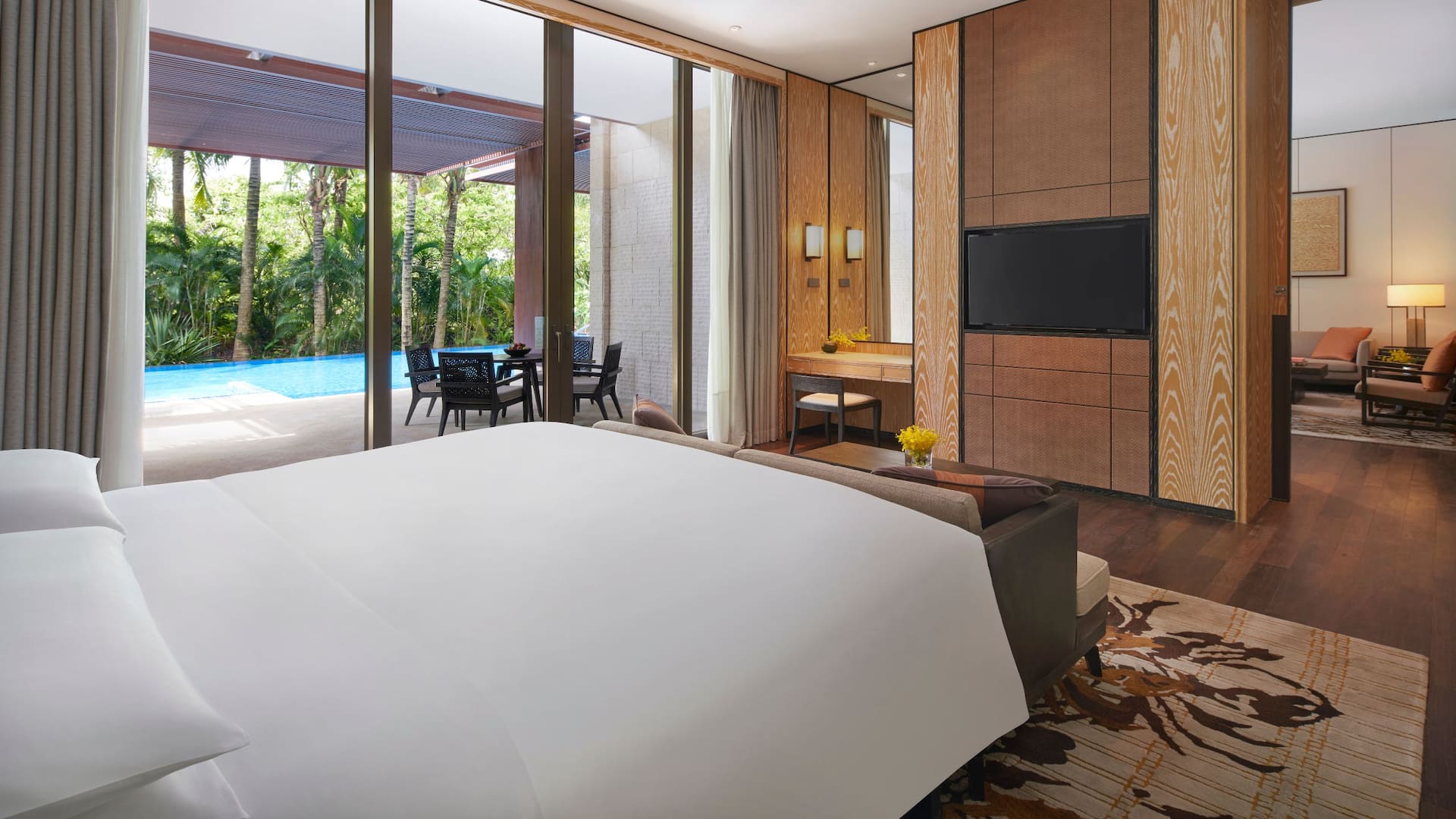 2 of 3 Grand Hyatt Sanya Haitang Bay Resort and Spa Pool Suite Bedroom