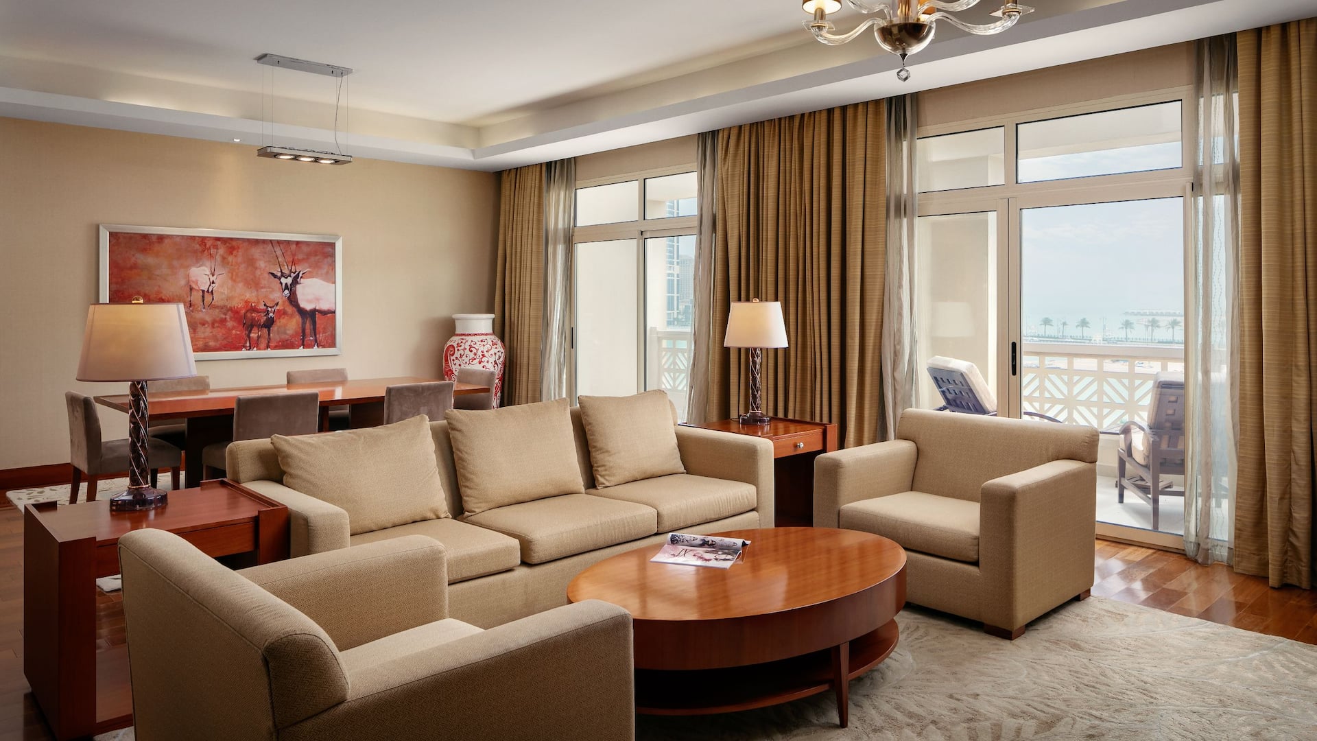 Grand Hyatt Doha Hotel & Villas Presidential Suite Living Room