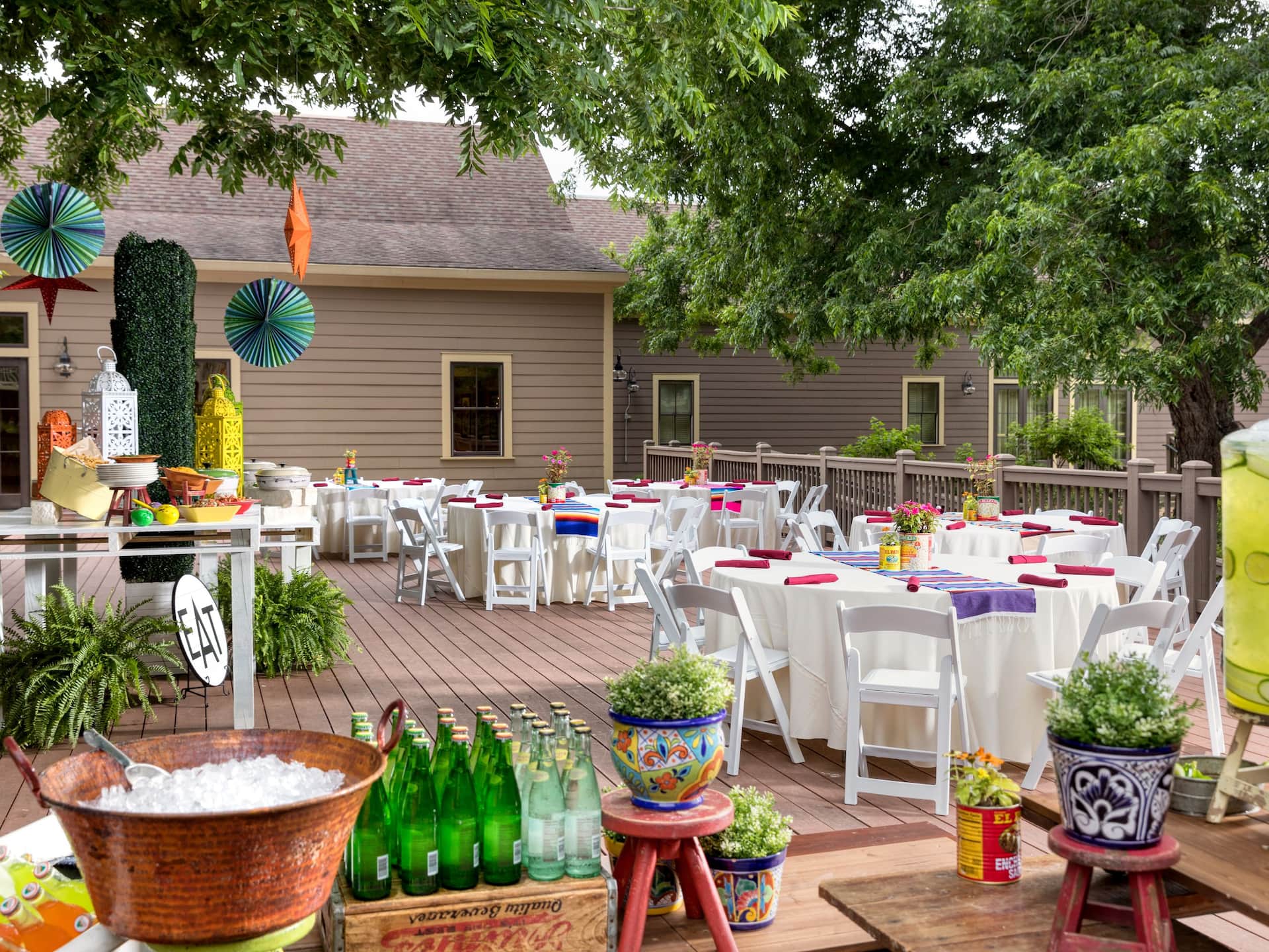 Hyatt Regency Lost Pines Resort and Spa Pecan Court Event Setup