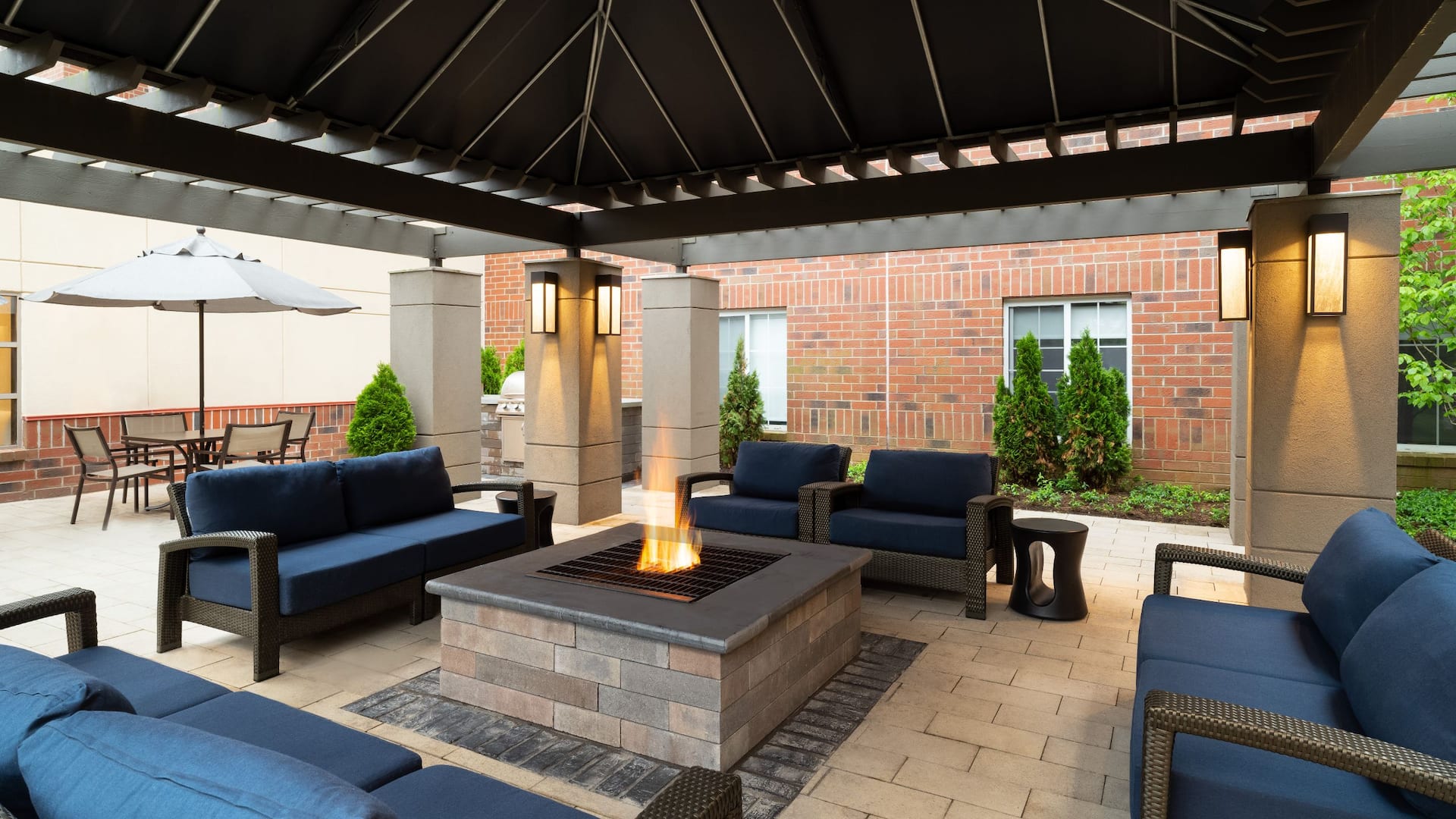 Hyatt House White Plains Fire Pit Seating