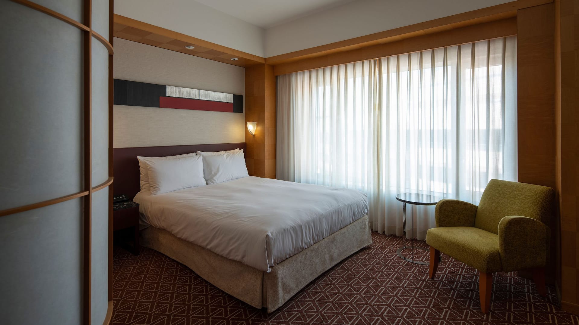 1 de 4 Grand Hyatt Fukuoka Club Queen Bedroom