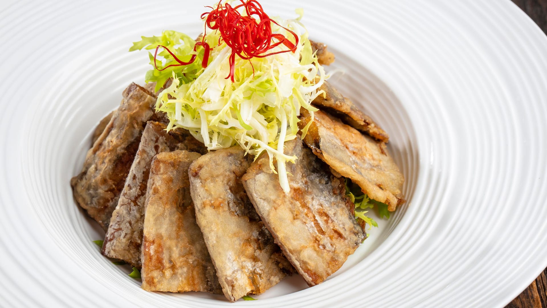 Hyatt Regency Qingdao Dong Hai 88 Private Dining Fried Belt Fish