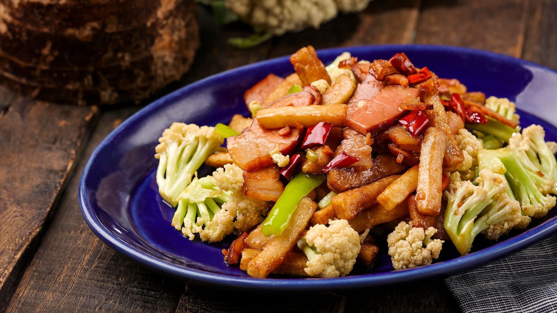 Hyatt Regency Qingdao Dong Hai 88 Wok Fried Cauliflower