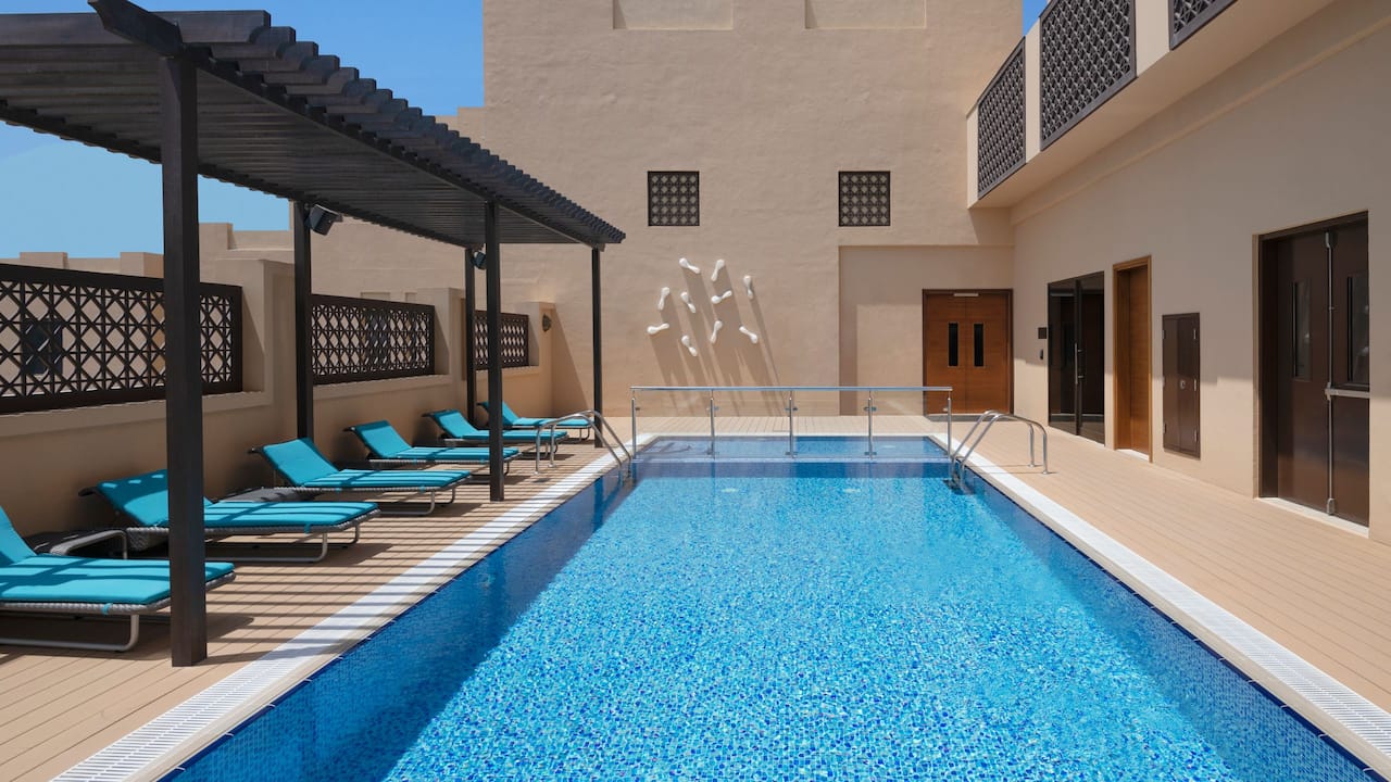 Rooftop Swimming Pool at Hyatt Place Dubai Wasl Distric