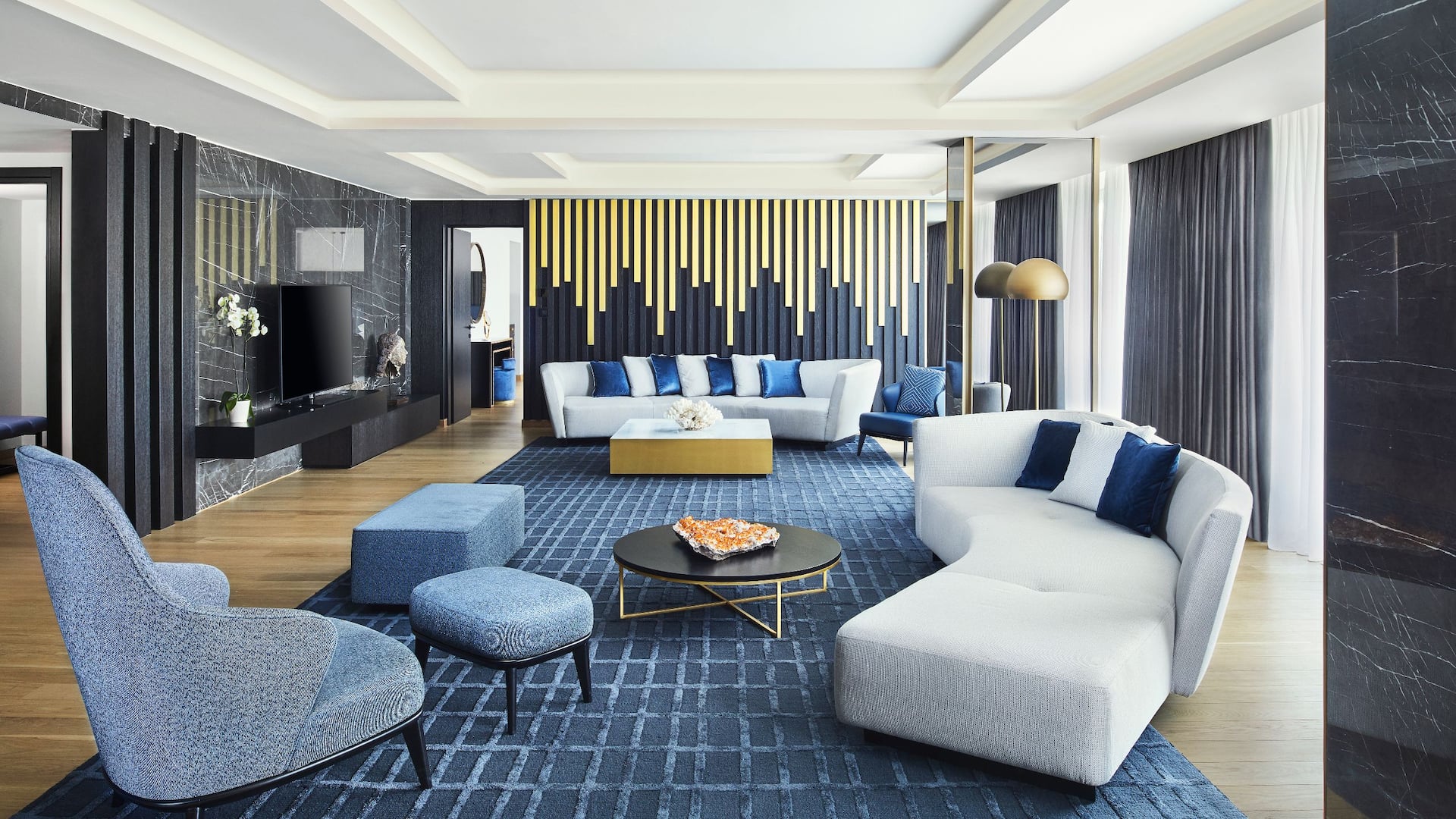 2 of 5 Grand Hyatt Athens Athena Nike Suite Living Room